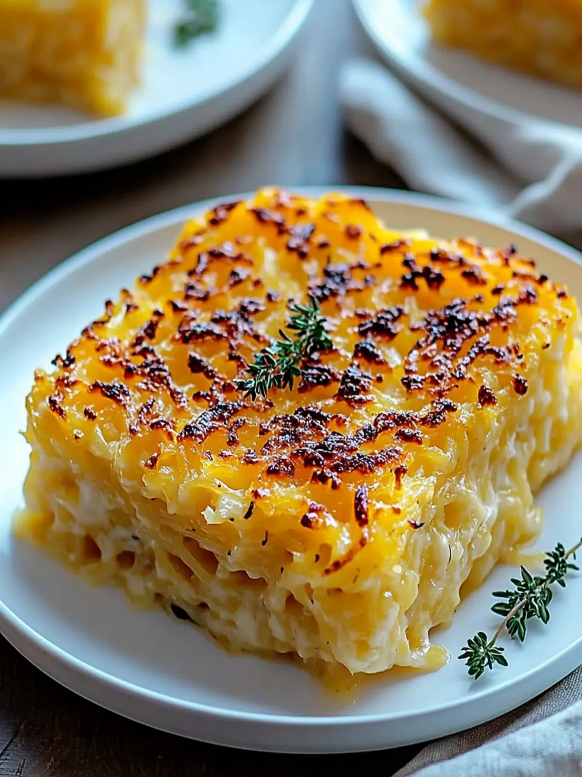 Spaghetti Squash Au Gratin