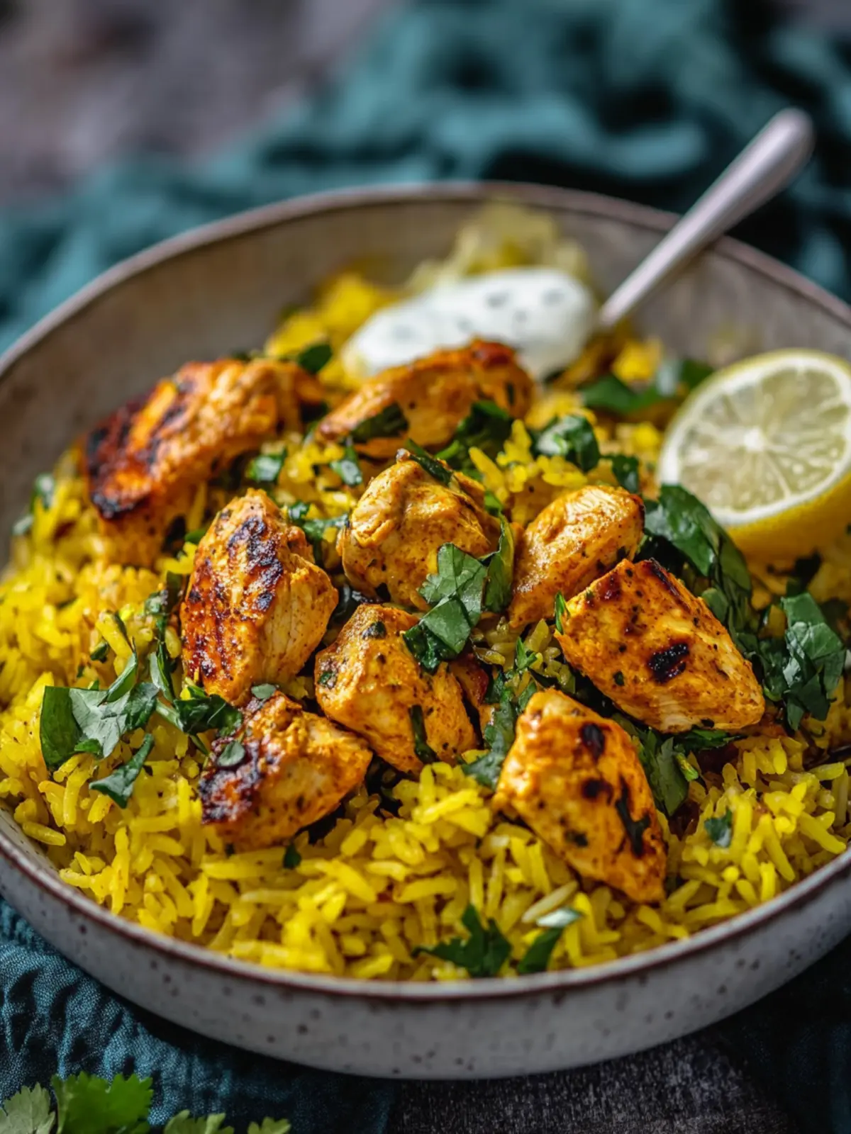 Anti-Inflammatory Turmeric Chicken & Rice