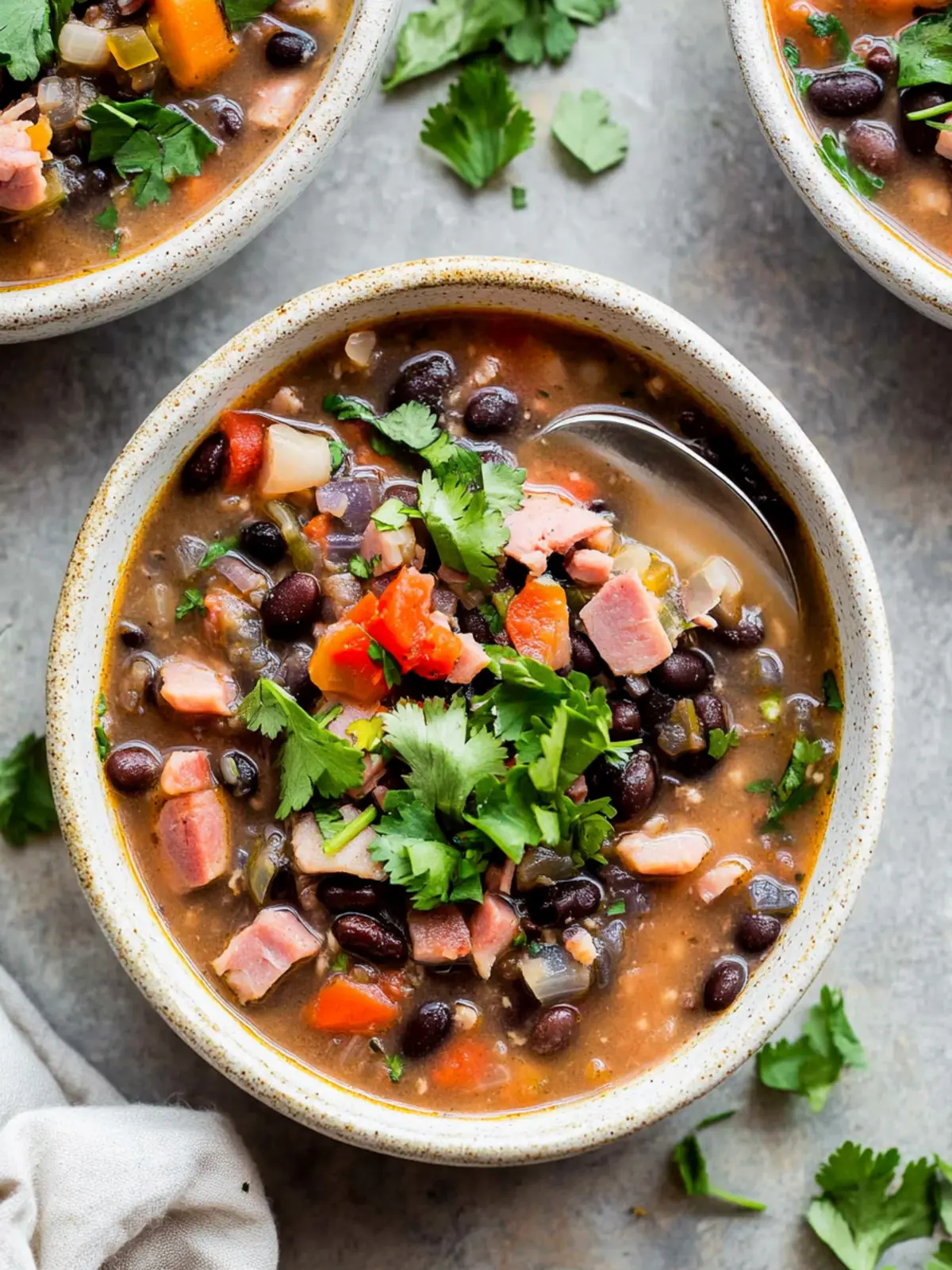 Black Bean and Ham Soup