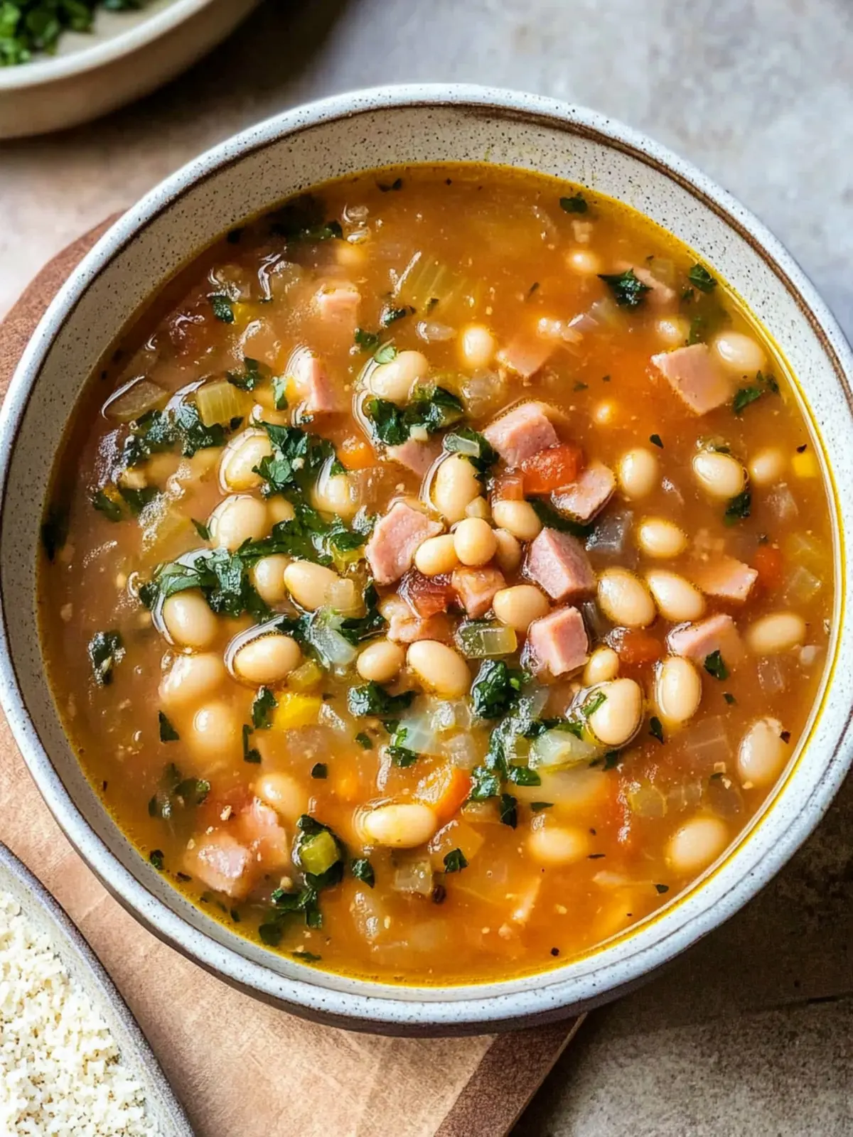 Ham and Cannellini Bean Soup