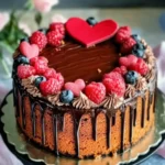 Valentine’s Nutella Cake