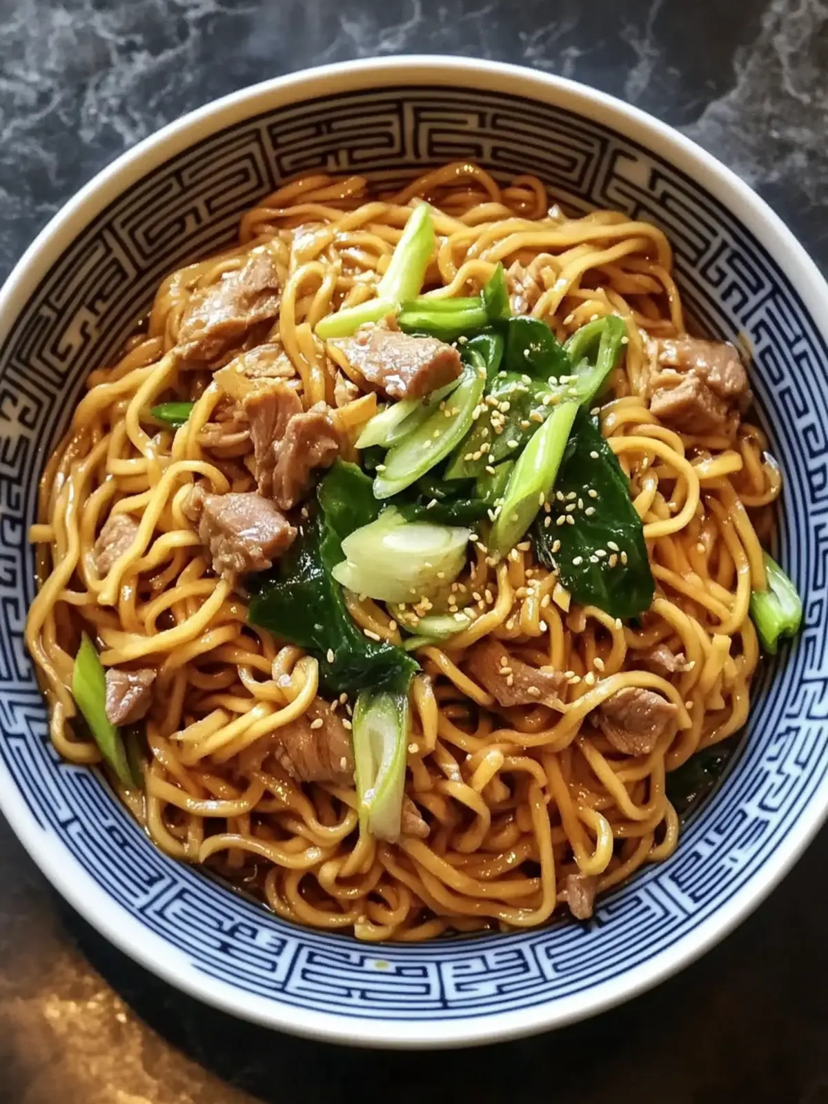 Shanghai-Style New Year Noodles with Pork