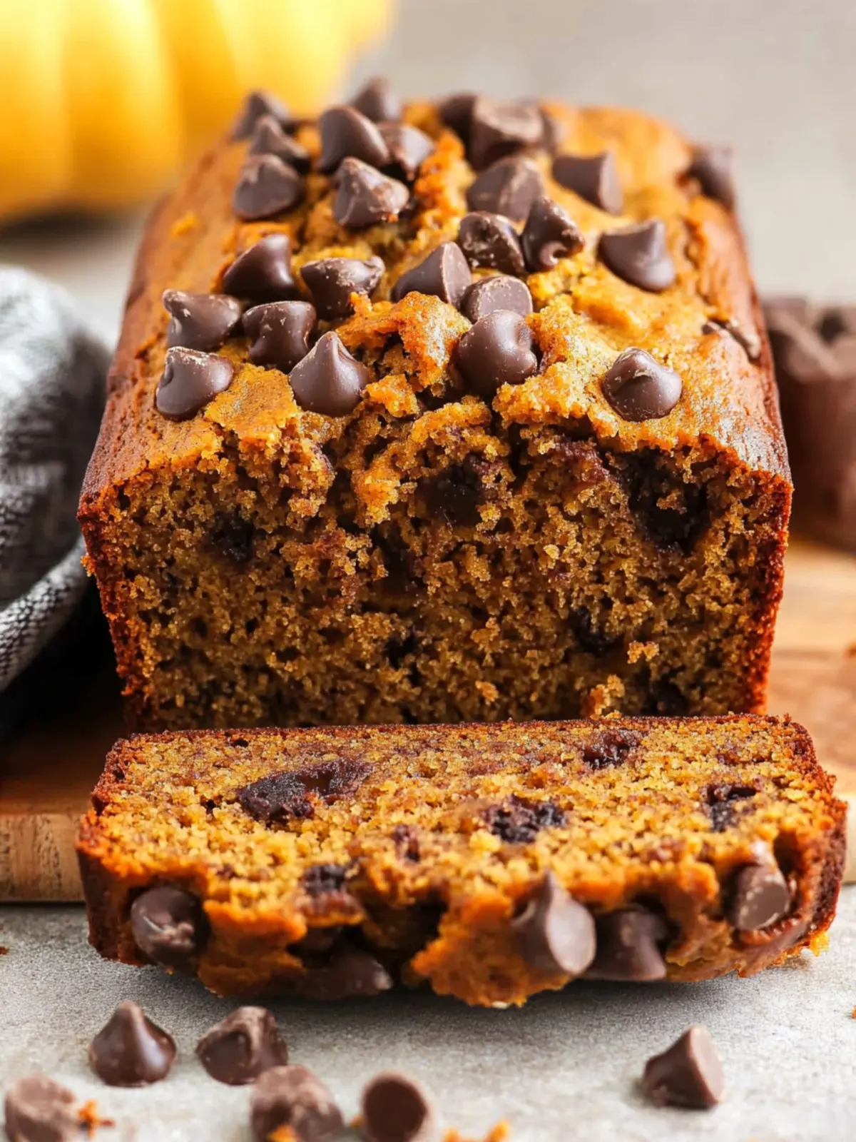 Pumpkin Chip Banana Bread