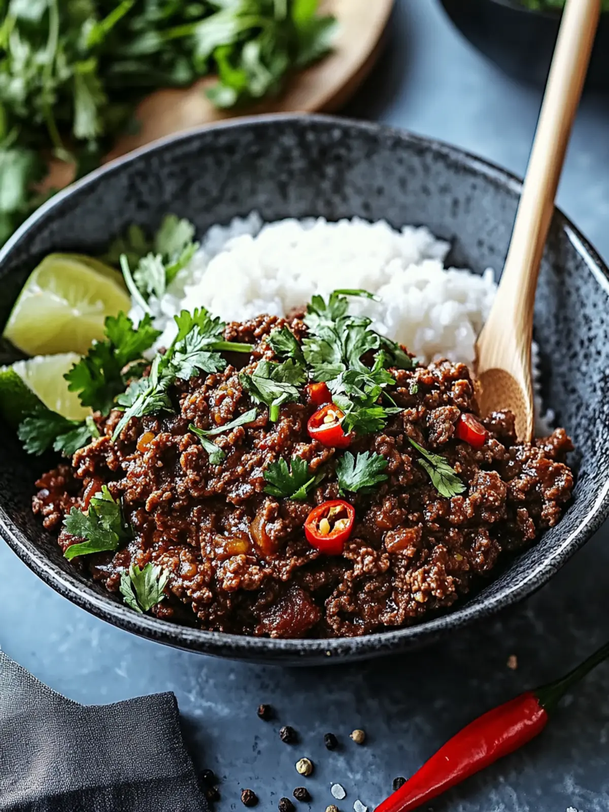 Sticky Ginger Beef Mince