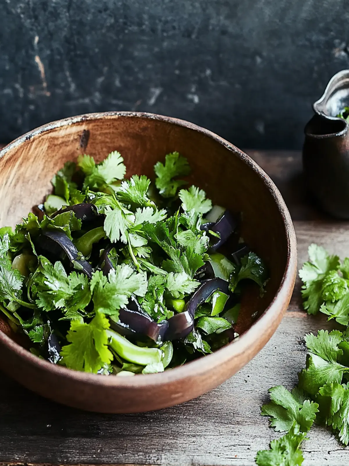 Wood Ear and Cilantro Salad