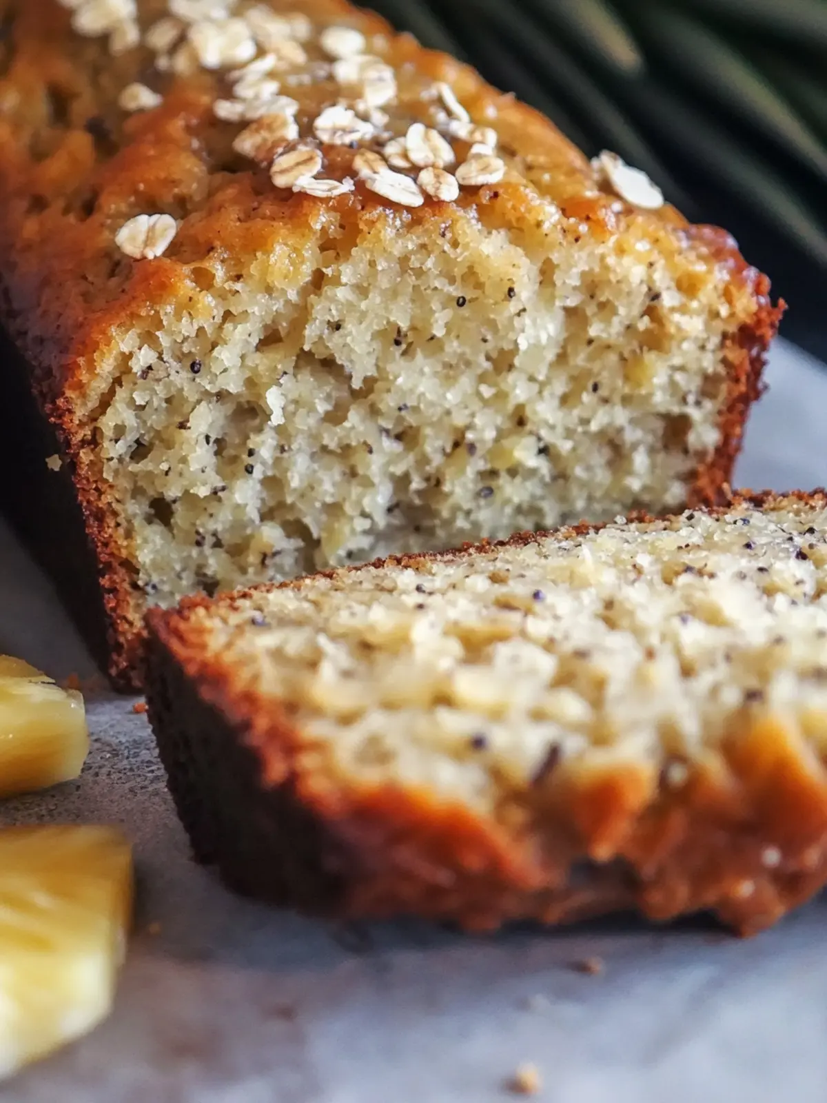 Moist Pineapple Banana Bread