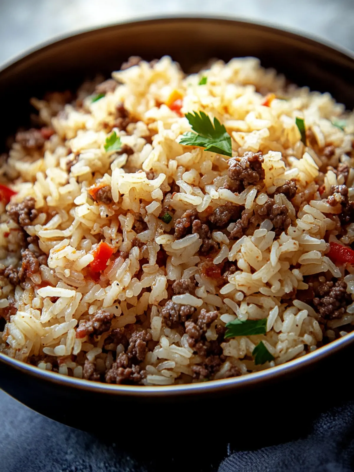 Rice and Ground Beef