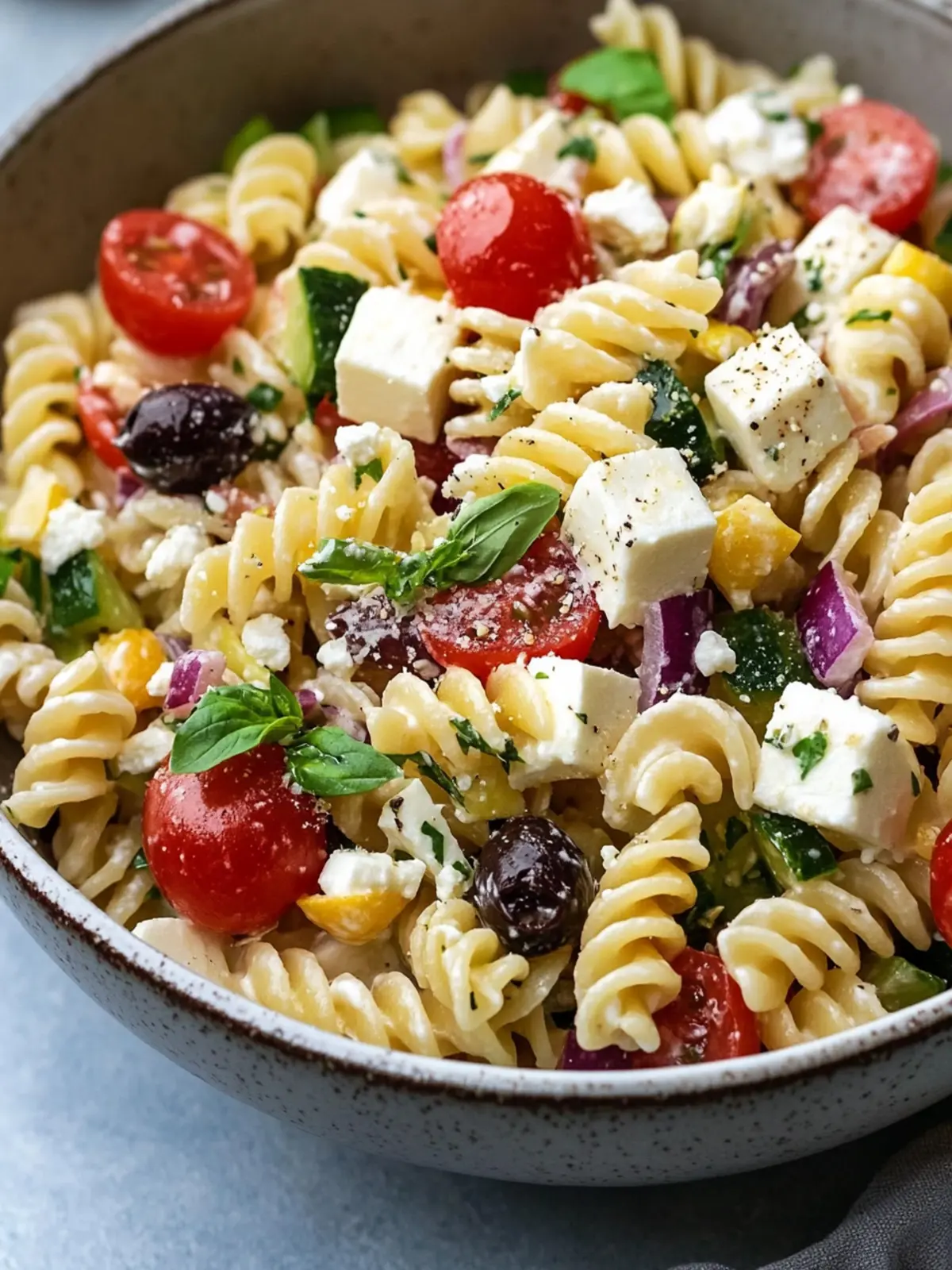 Easy Greek Pasta Salad