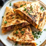 Blackstone Cajun Steak Quesadillas