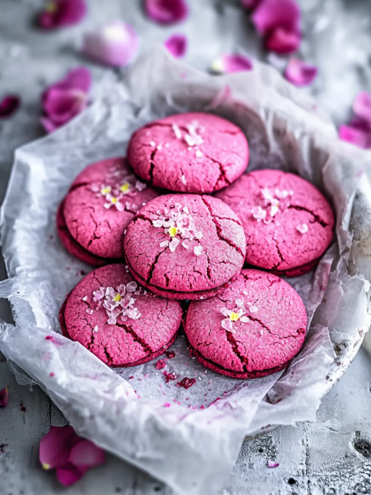 Rose & Beet Pink Cookies