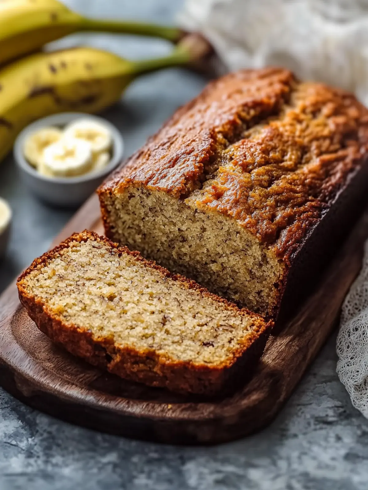 Eggless Banana Bread