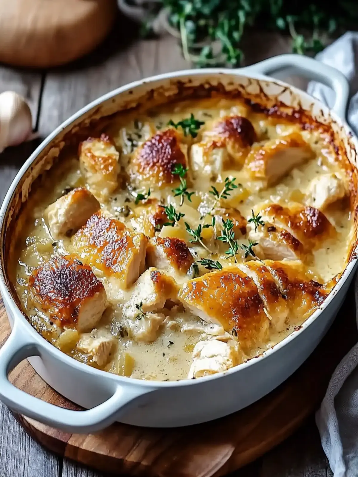 Creamy French Chicken Casserole