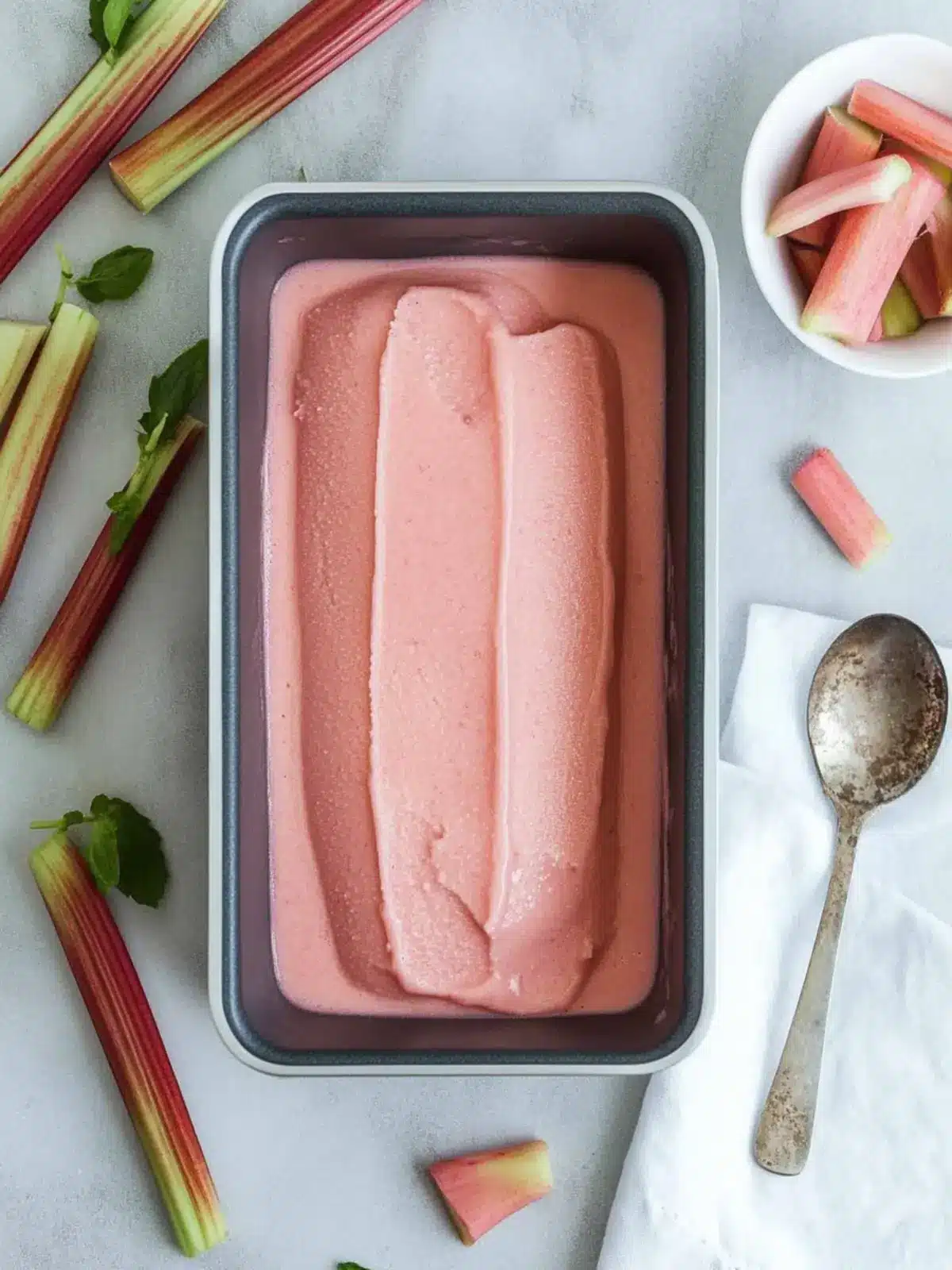 Rhubarb Sorbet
