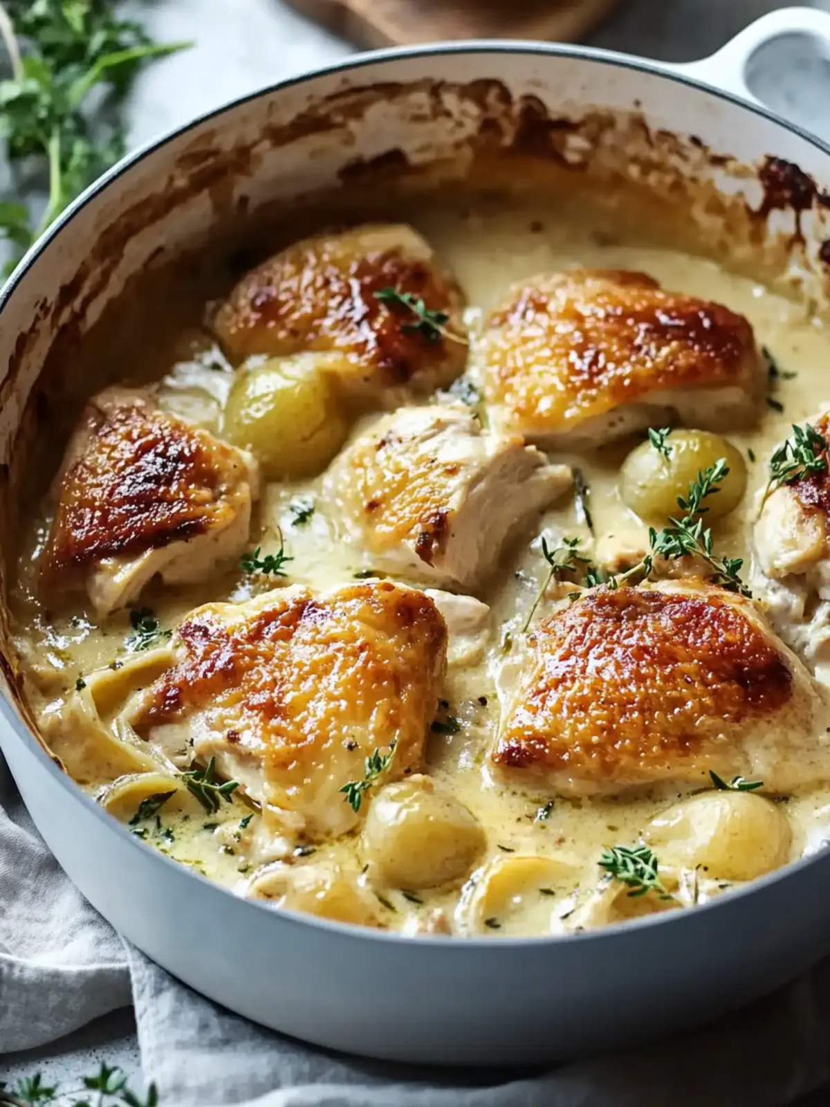 Creamy French Chicken Casserole