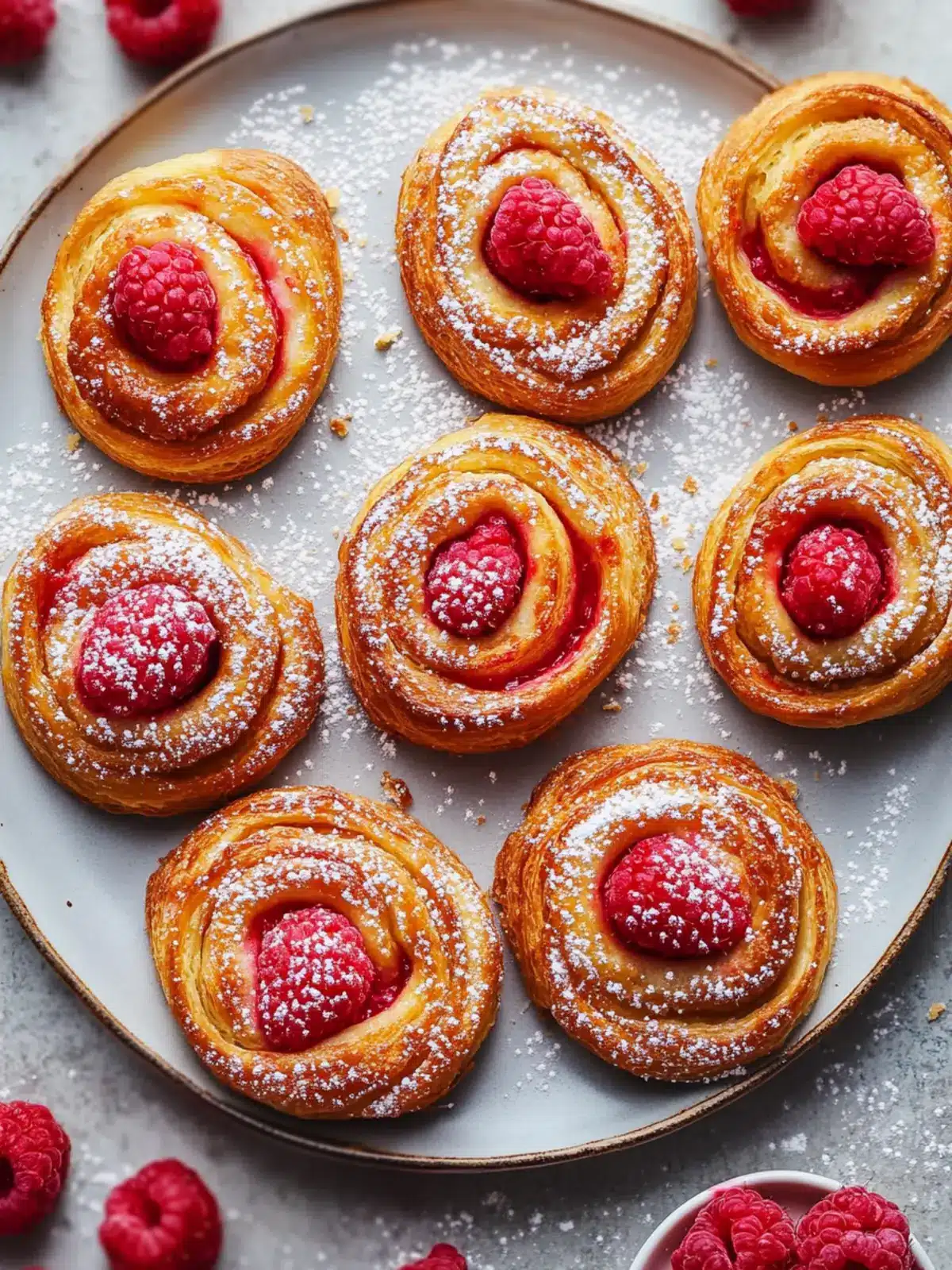 Raspberry Palmiers