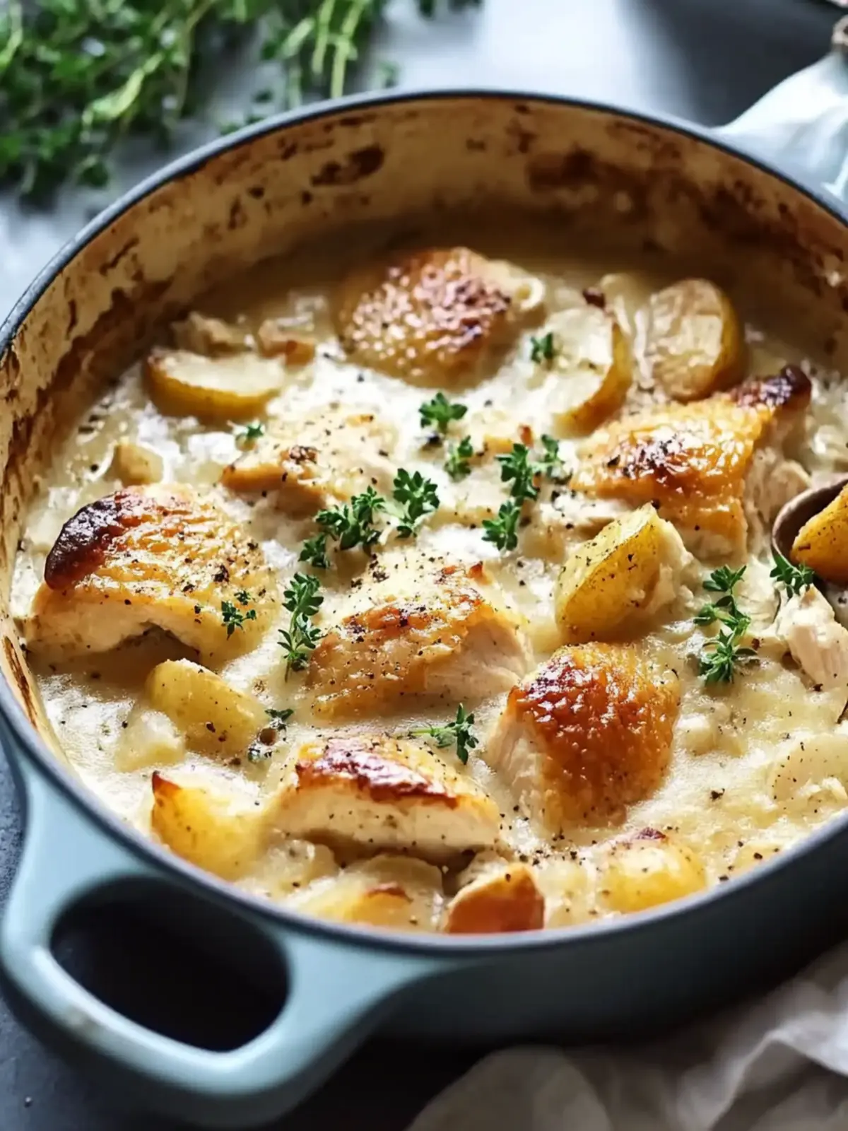 Creamy French Chicken Casserole