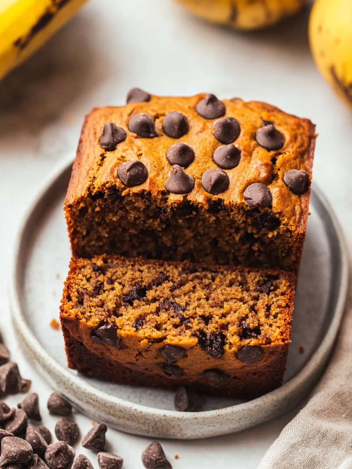 Pumpkin Chip Banana Bread