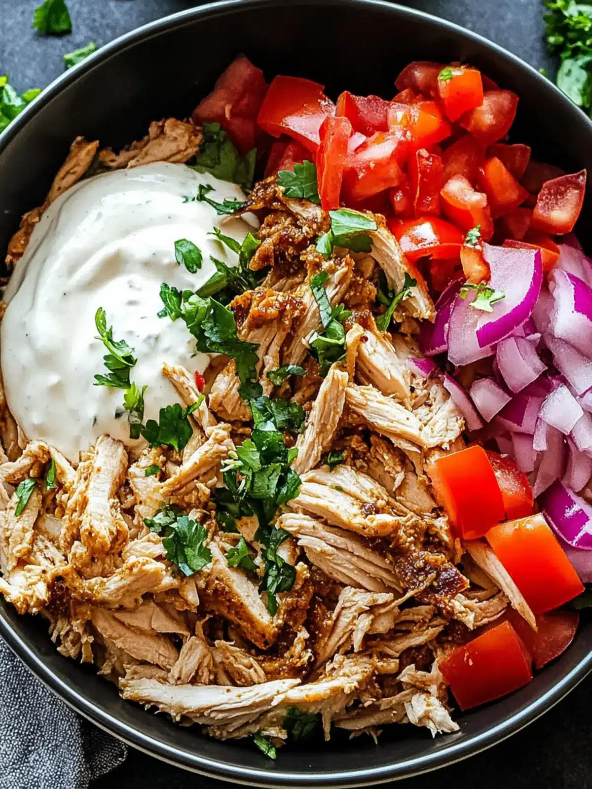 Slow Cooker Chicken Shawarma