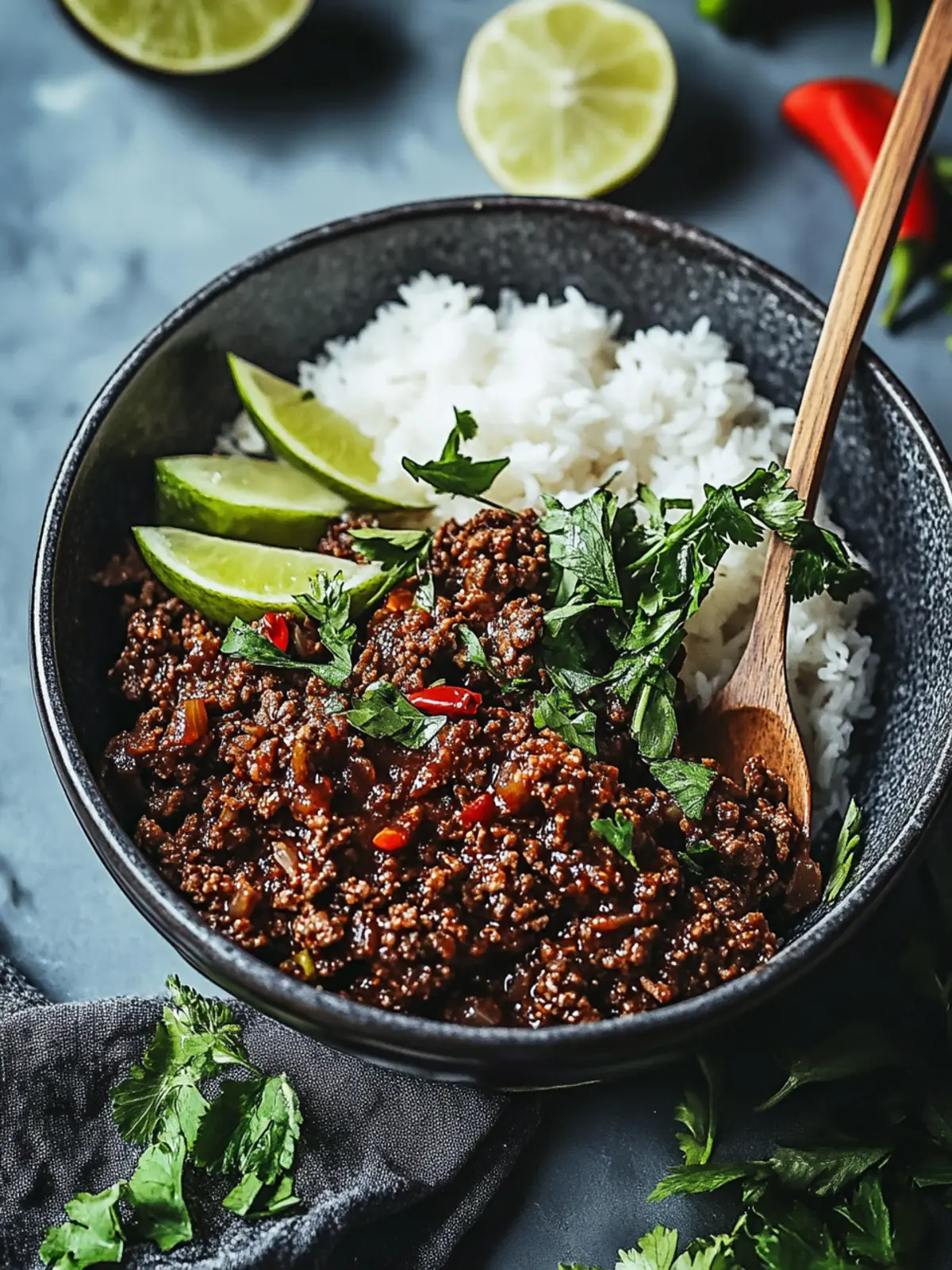 Sticky Ginger Beef Mince
