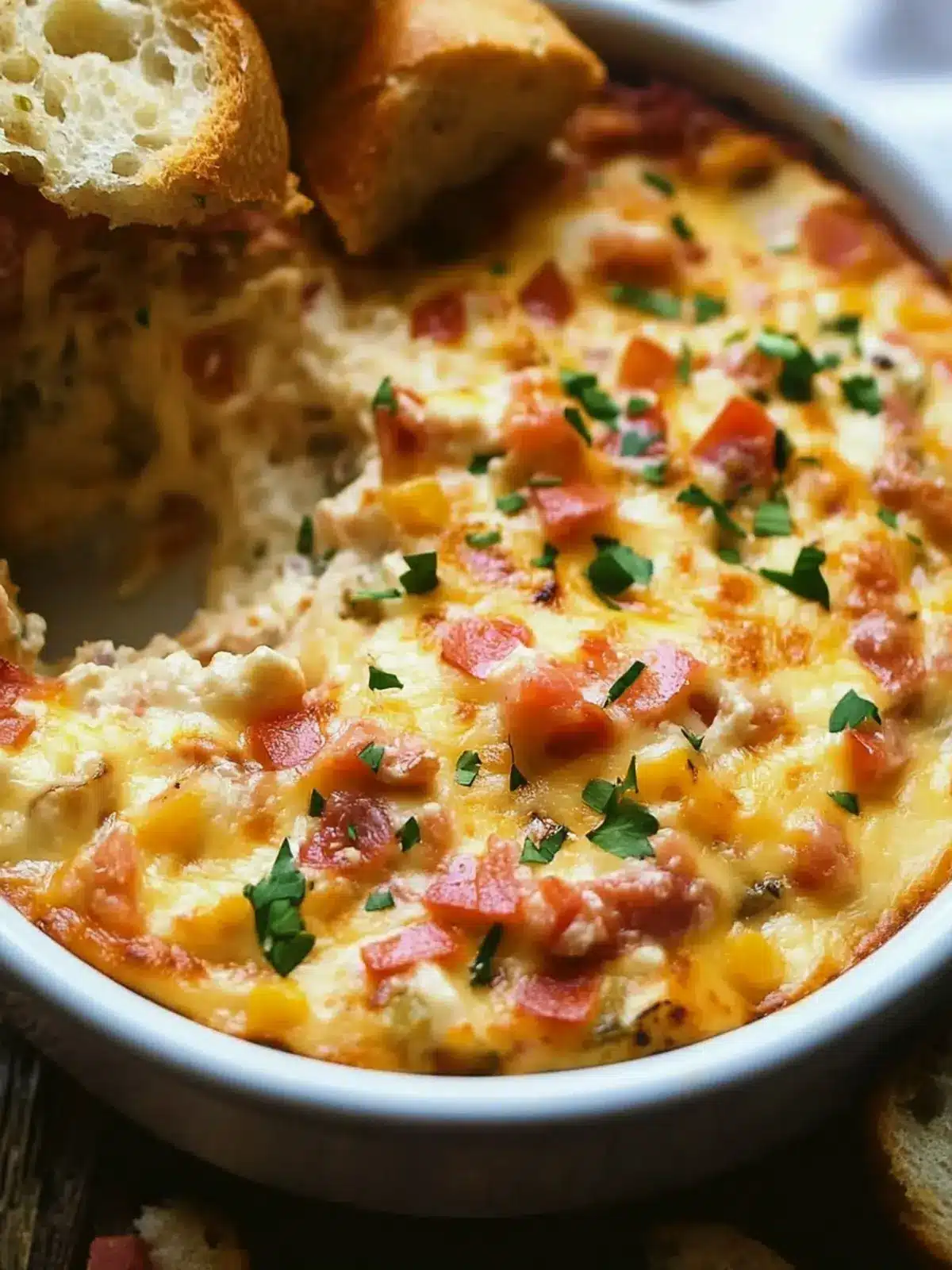 Mardi Gras Hot Muffuletta Dip