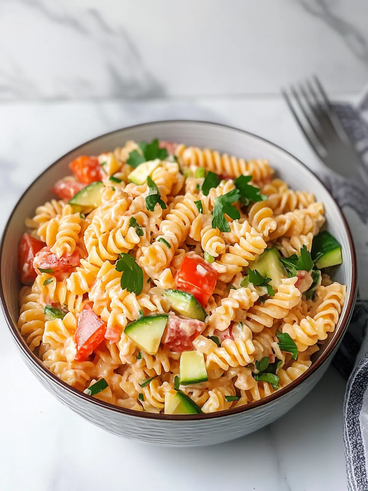 French Dressing Pasta Salad
