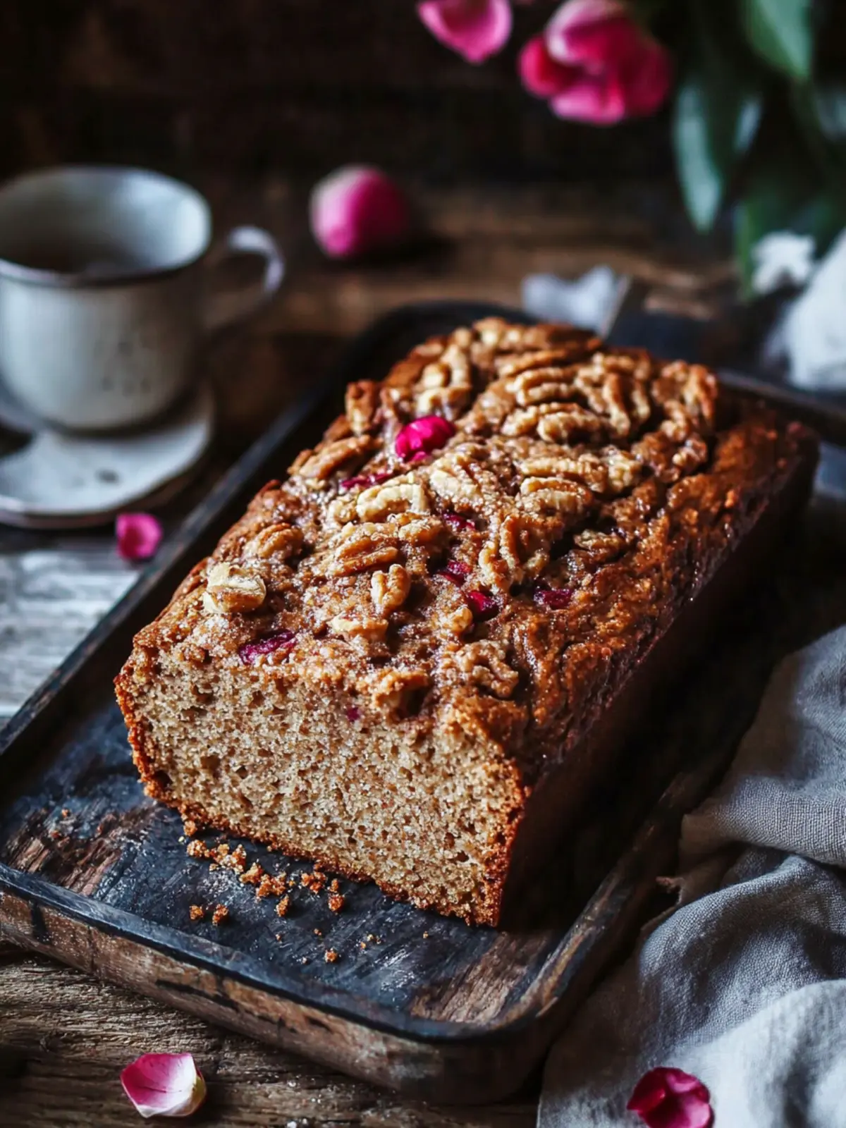 Cinnamon Rhubarb Bread
