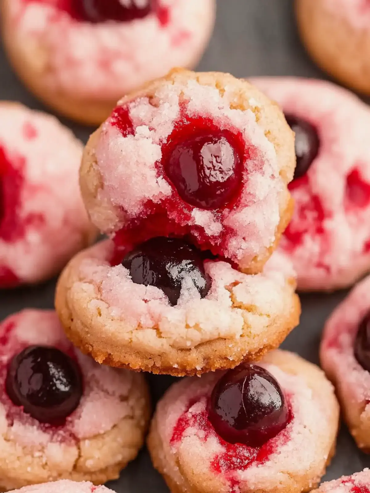 Maraschino Cherry Cookies