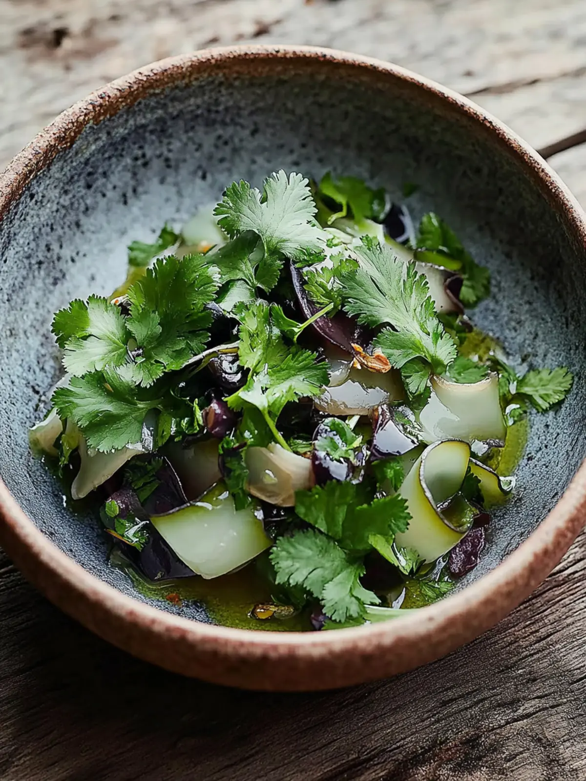 Wood Ear and Cilantro Salad