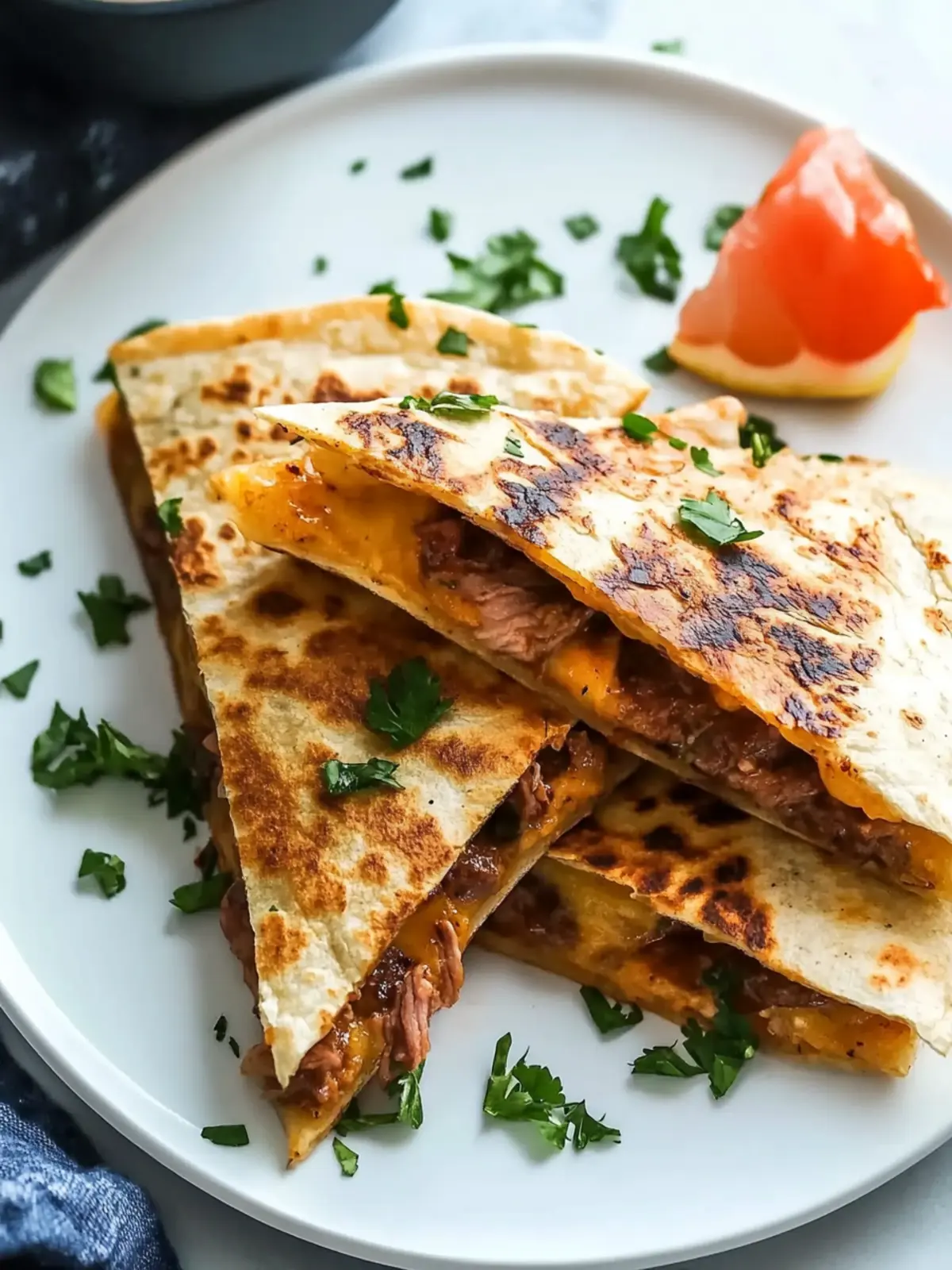 Blackstone Cajun Steak Quesadillas