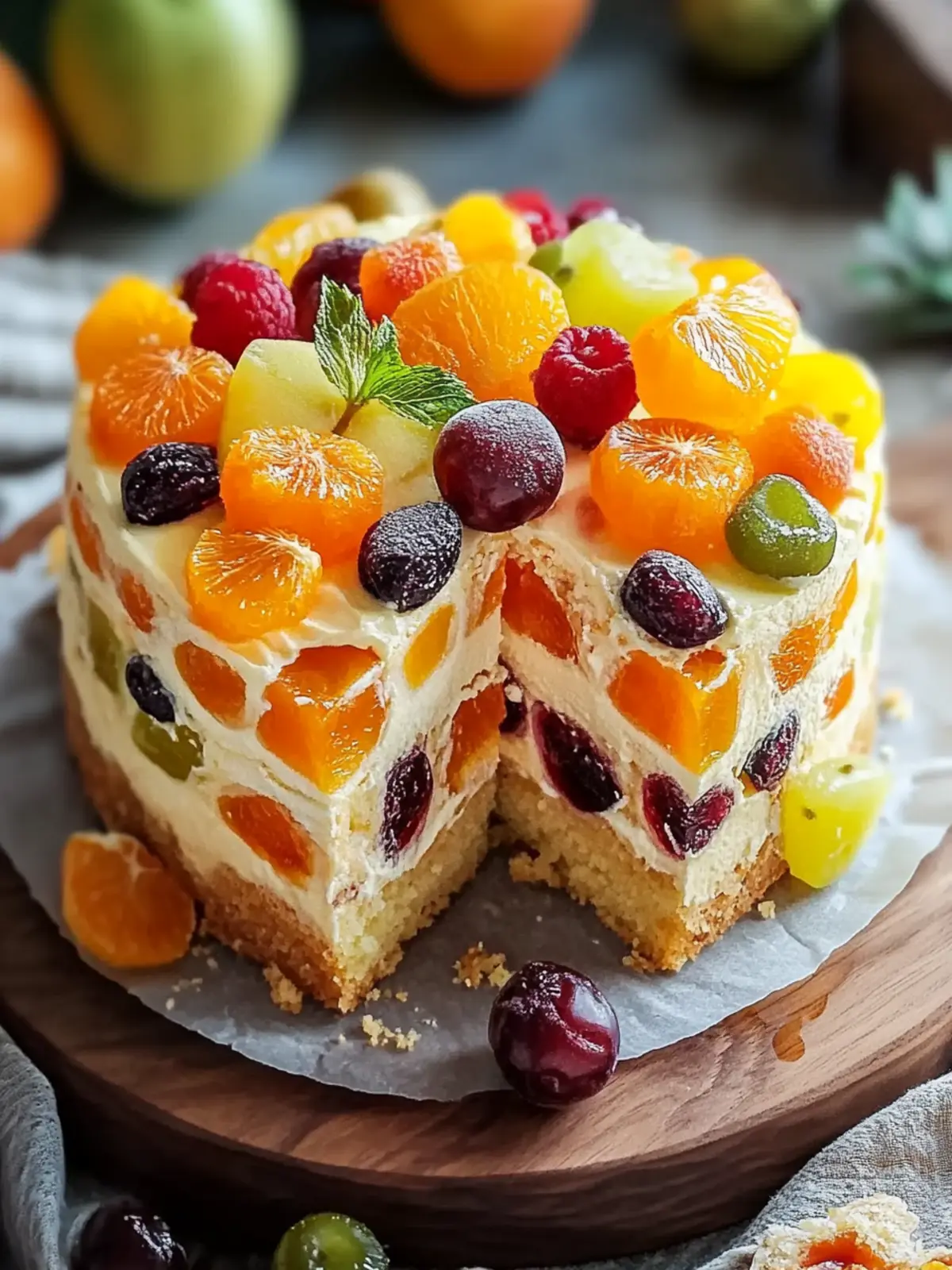 Tropical Twist Fruitcake