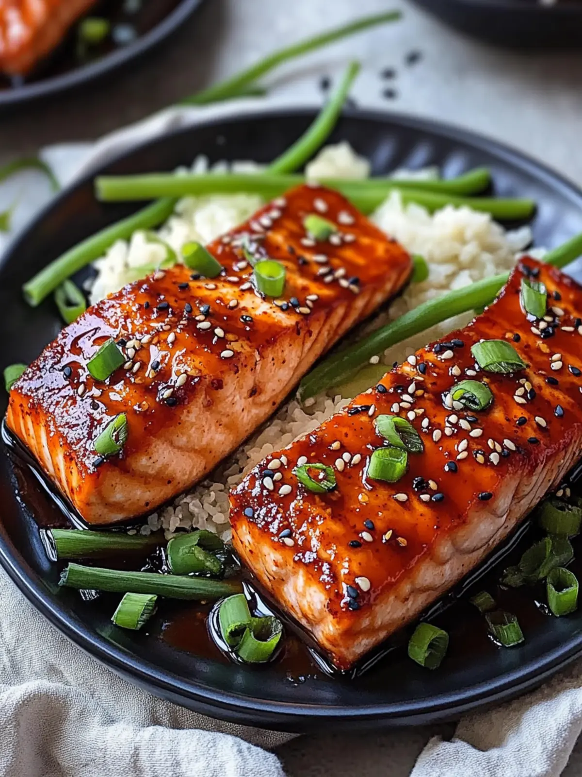 Korean Gochujang Salmon