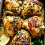 Baked Za'atar Chicken Thighs with Tahini