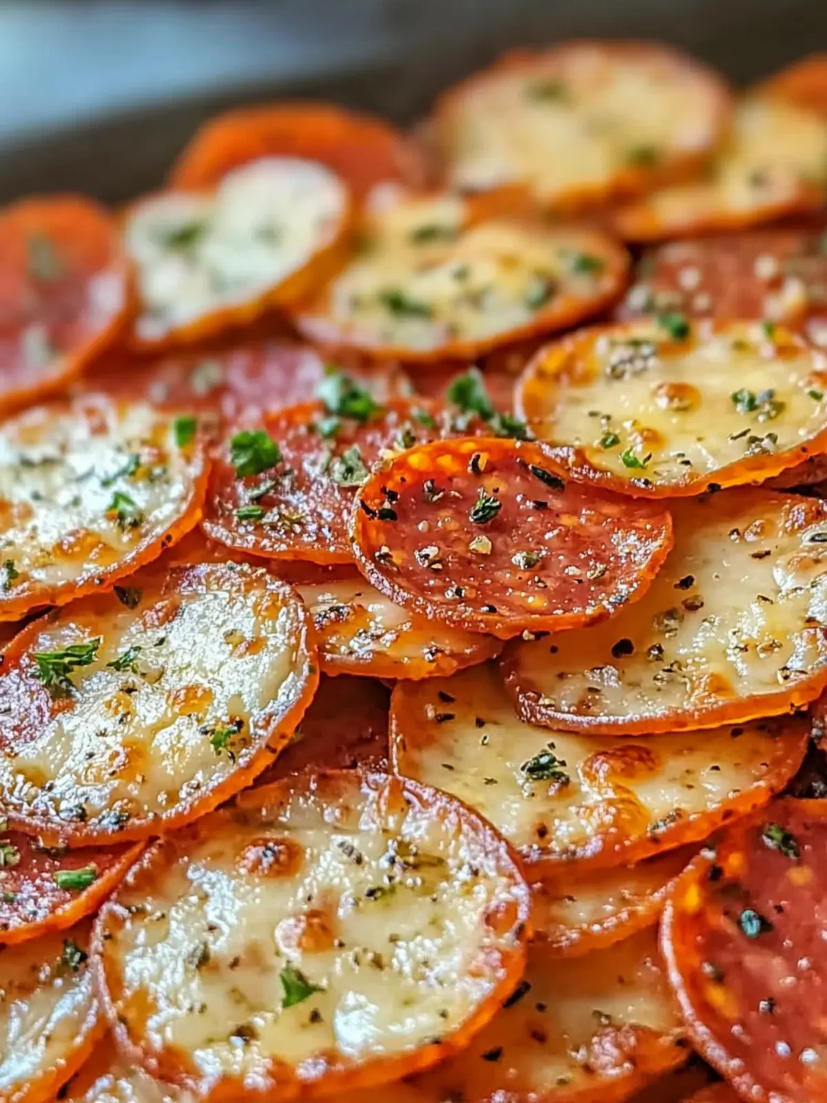 Pepperoni Cheese Crisps