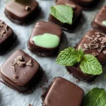Homemade Andes Mint Chocolates