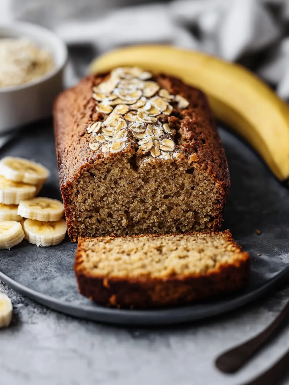 Eggless Banana Bread
