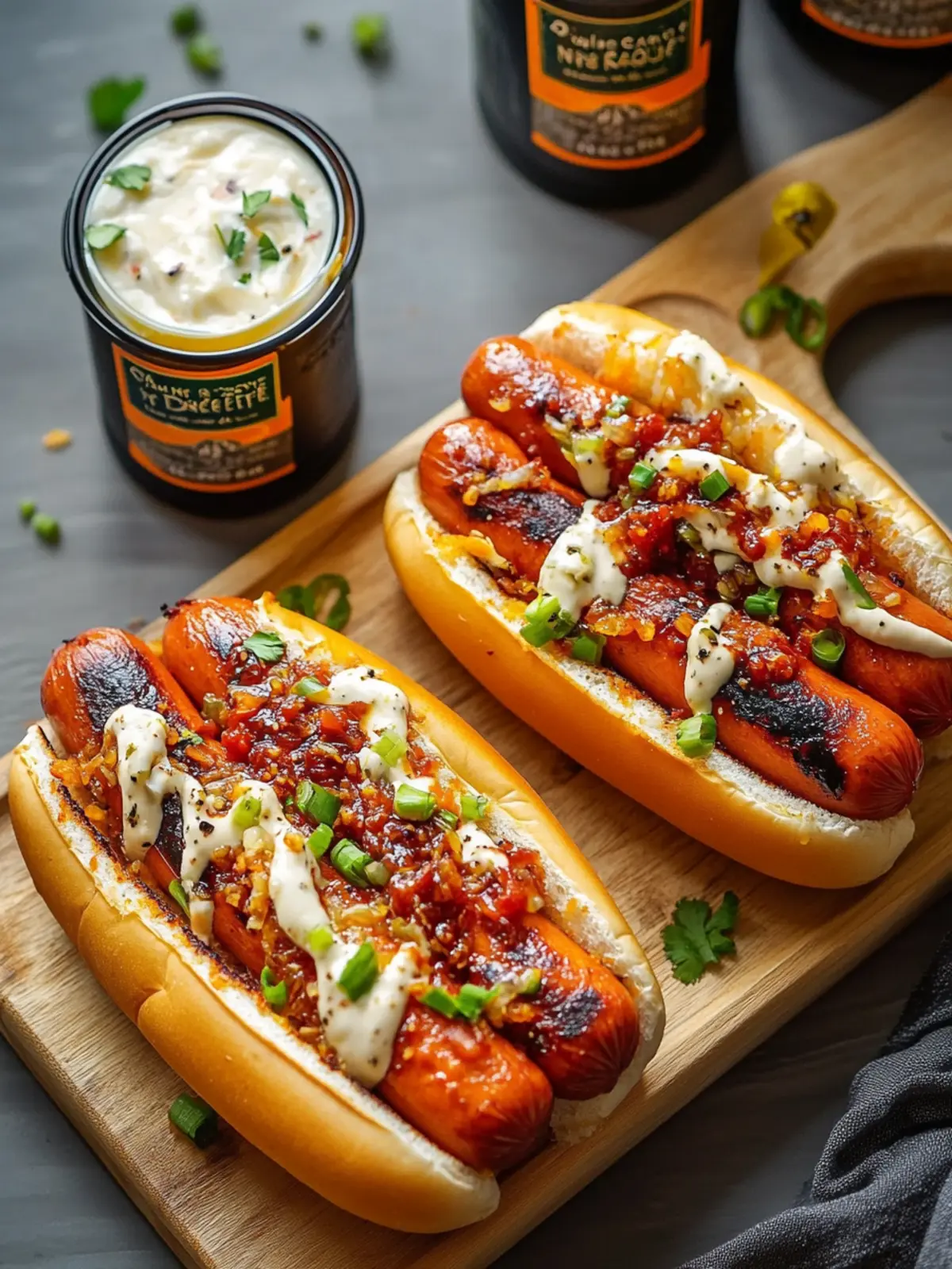 Bonfire Night Carrot Hot Dogs