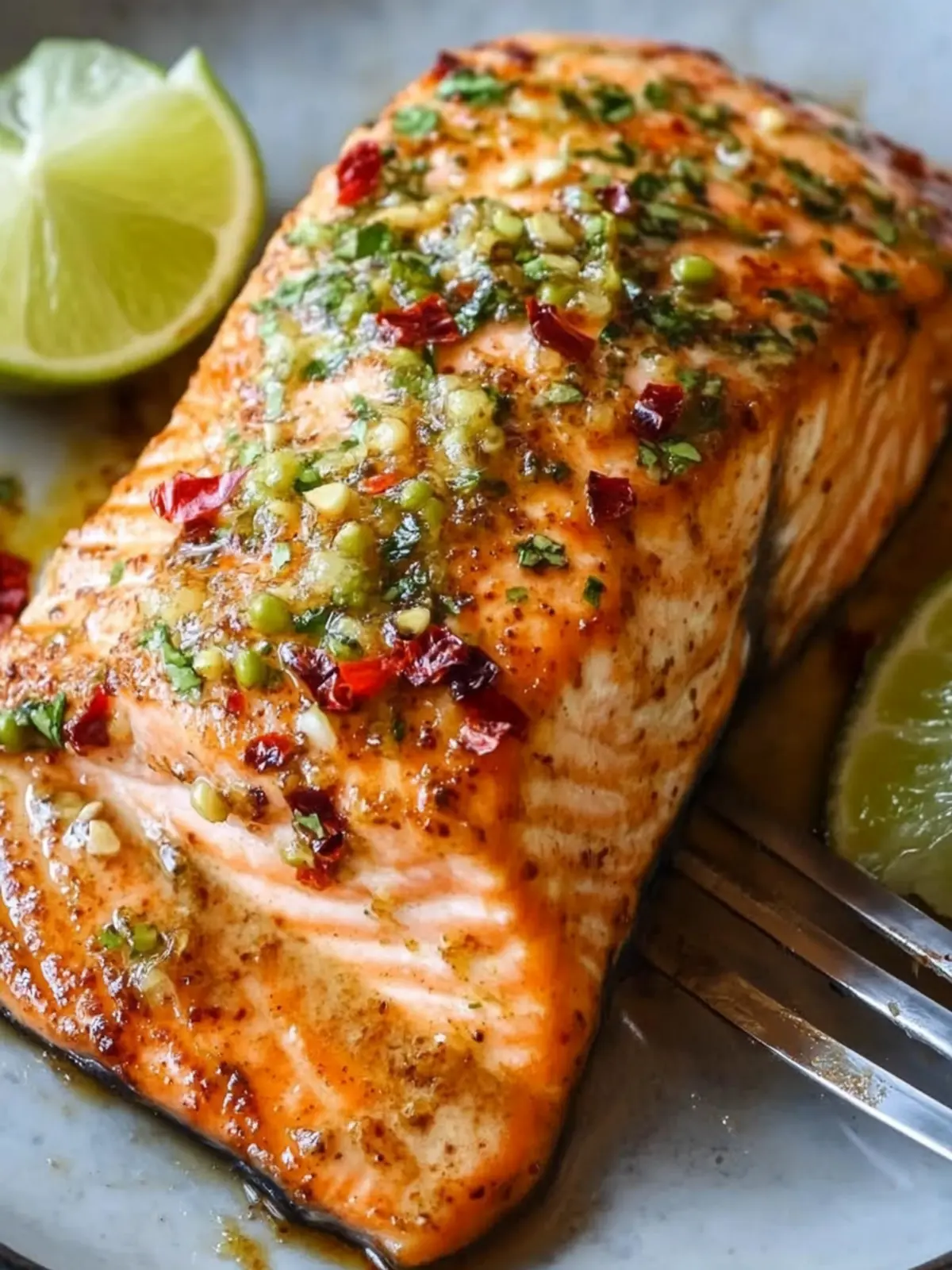 Oven Baked Chili Lime Salmon