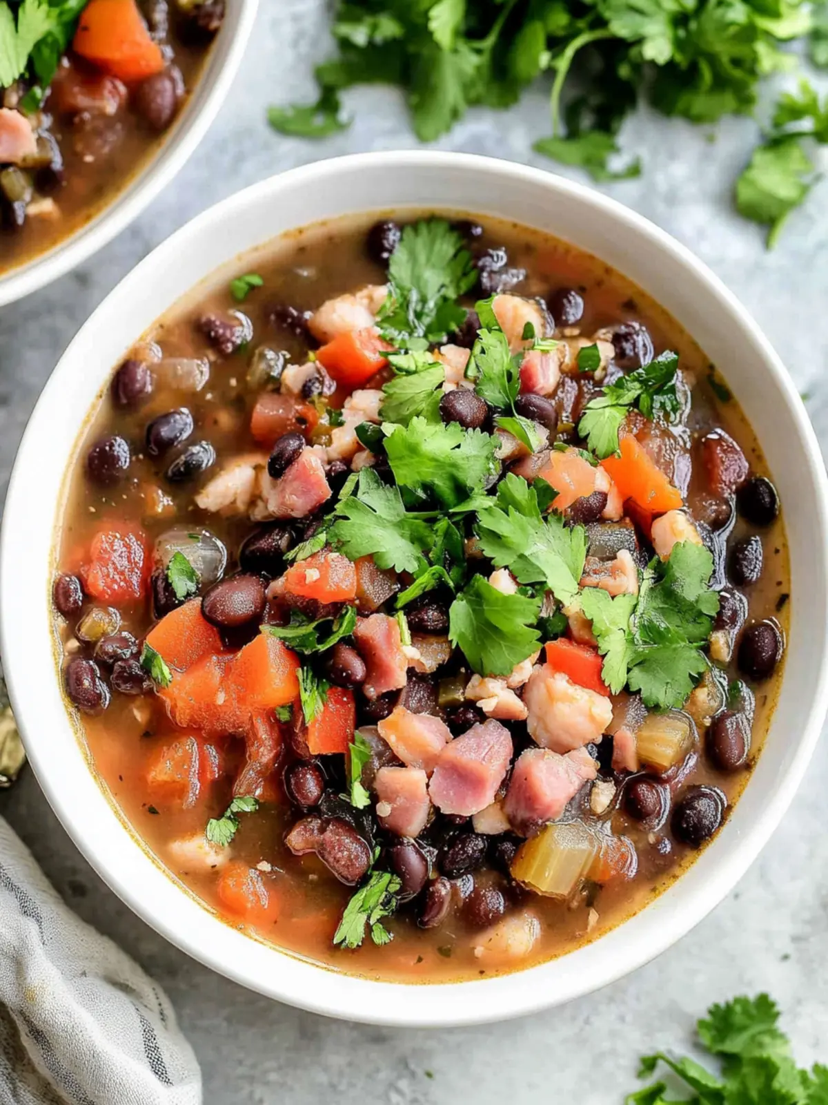 Black Bean and Ham Soup