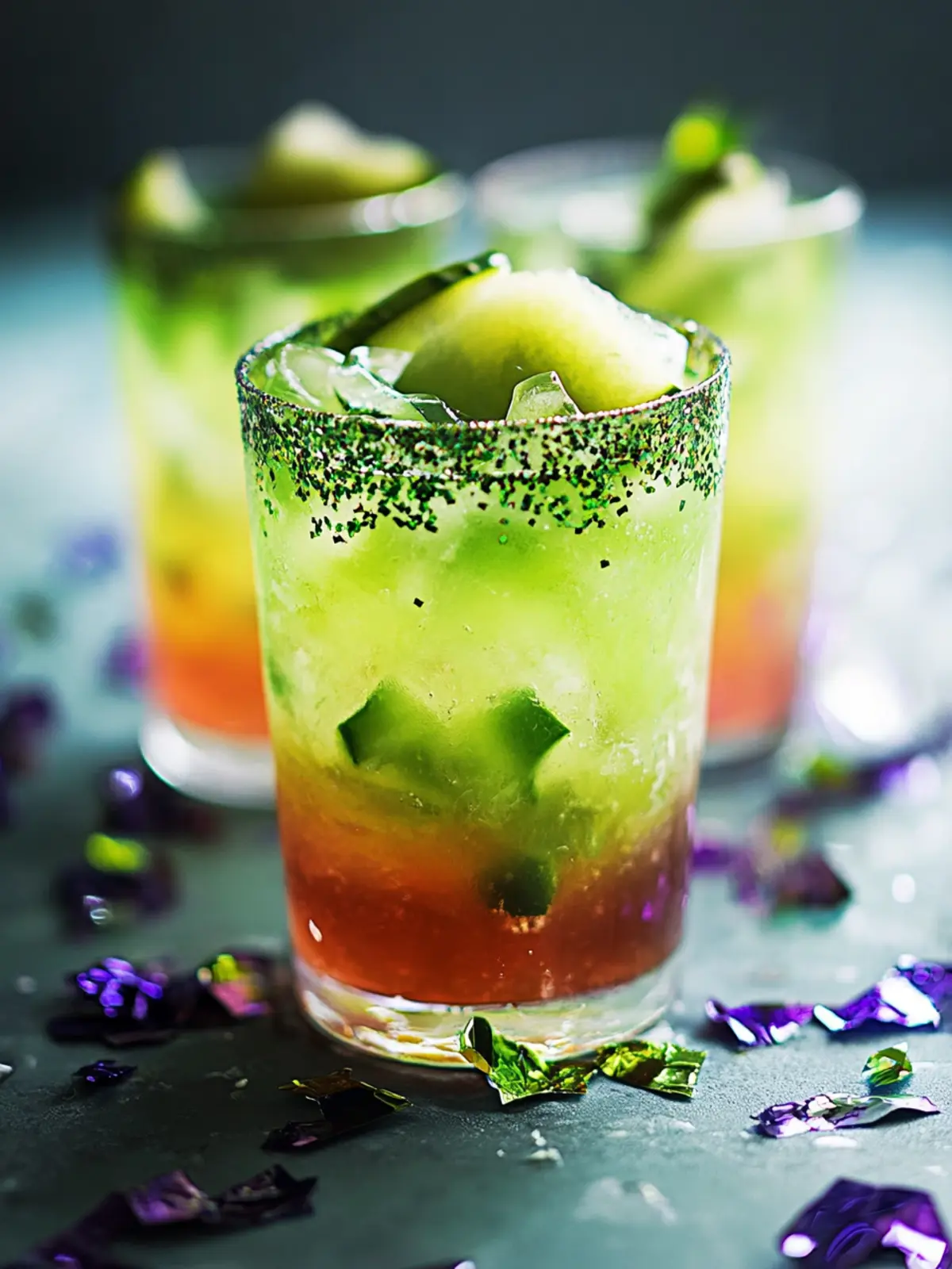Mardi Gras Melonade Cocktail