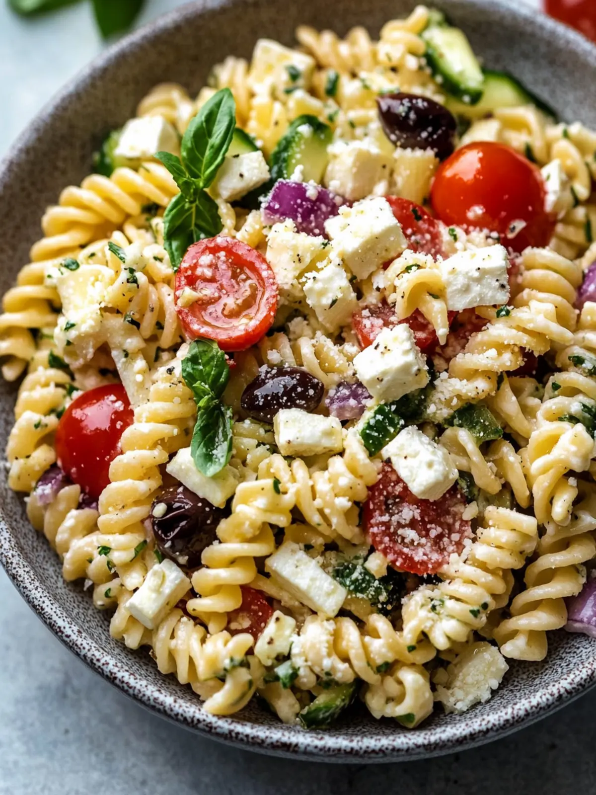 Easy Greek Pasta Salad