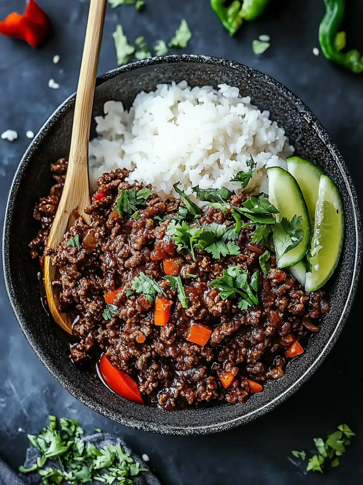 Sticky Ginger Beef Mince