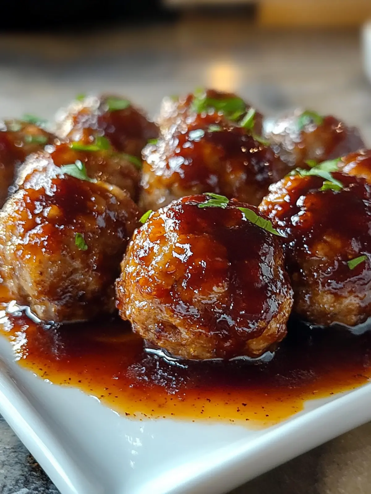 Cranberry BBQ Crockpot Meatballs