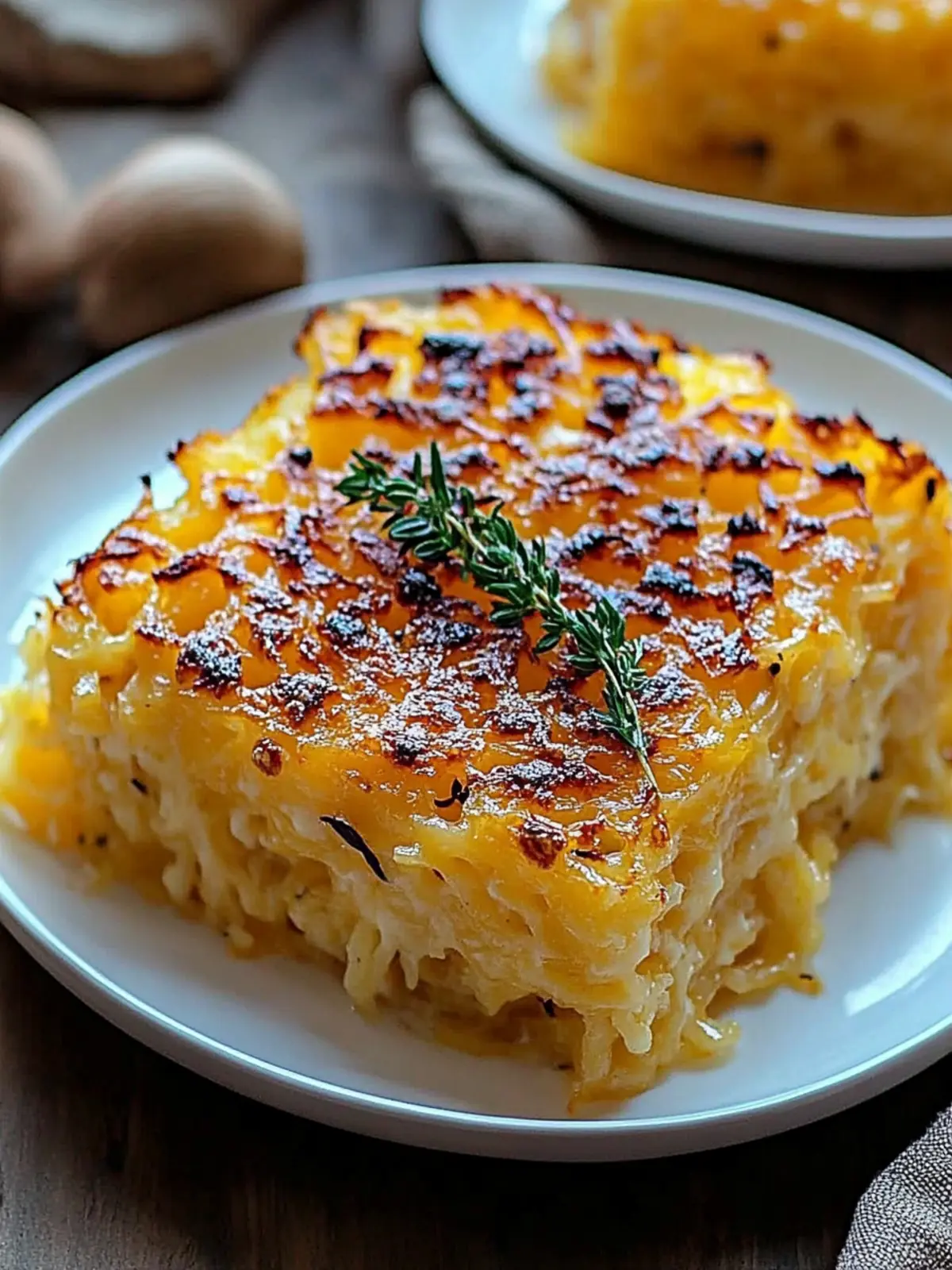 Spaghetti Squash Au Gratin