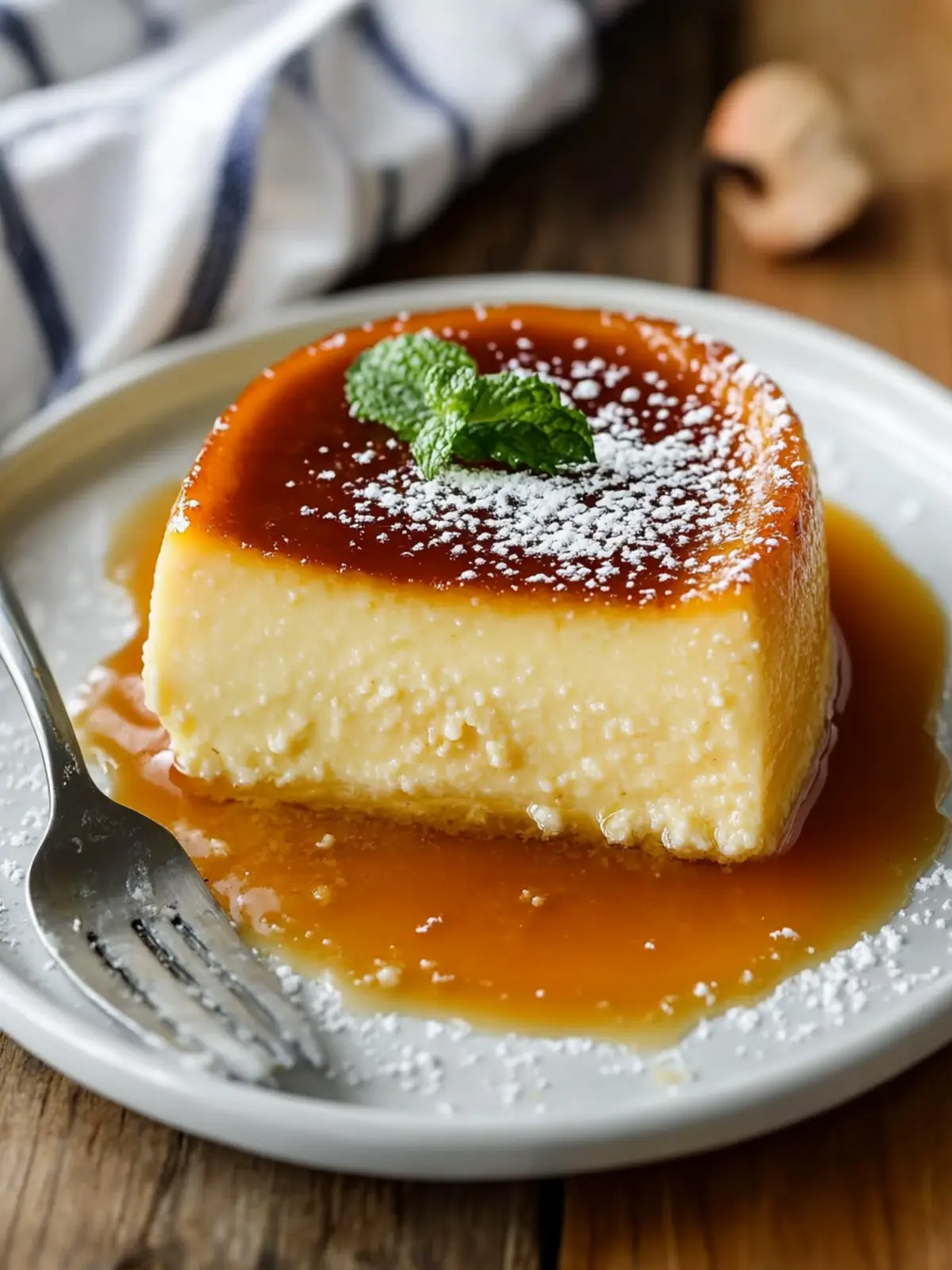 French Antilles Coconut Flan
