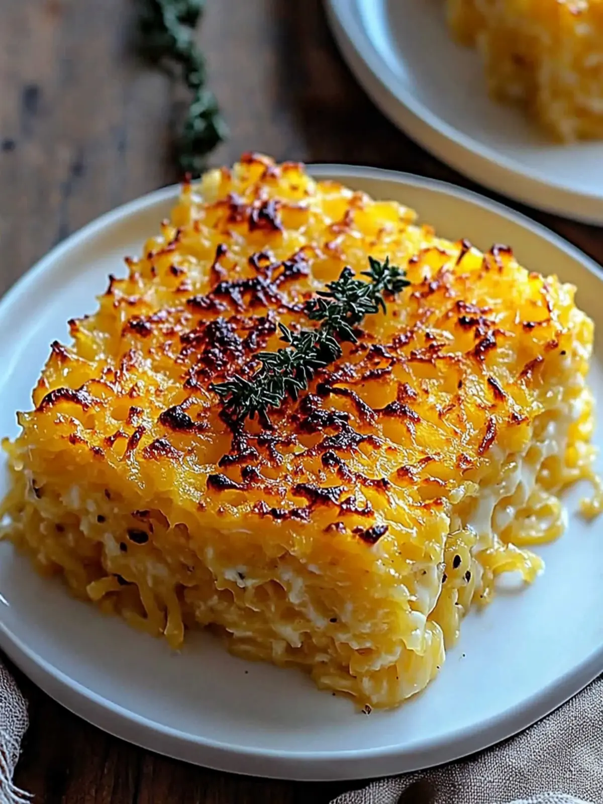 Spaghetti Squash Au Gratin