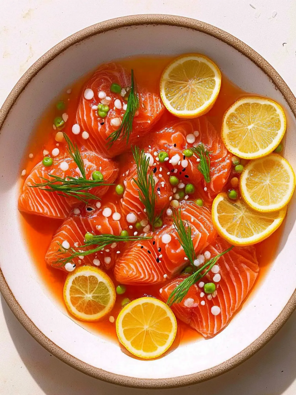 Salmon Crudo with Citrus Soy