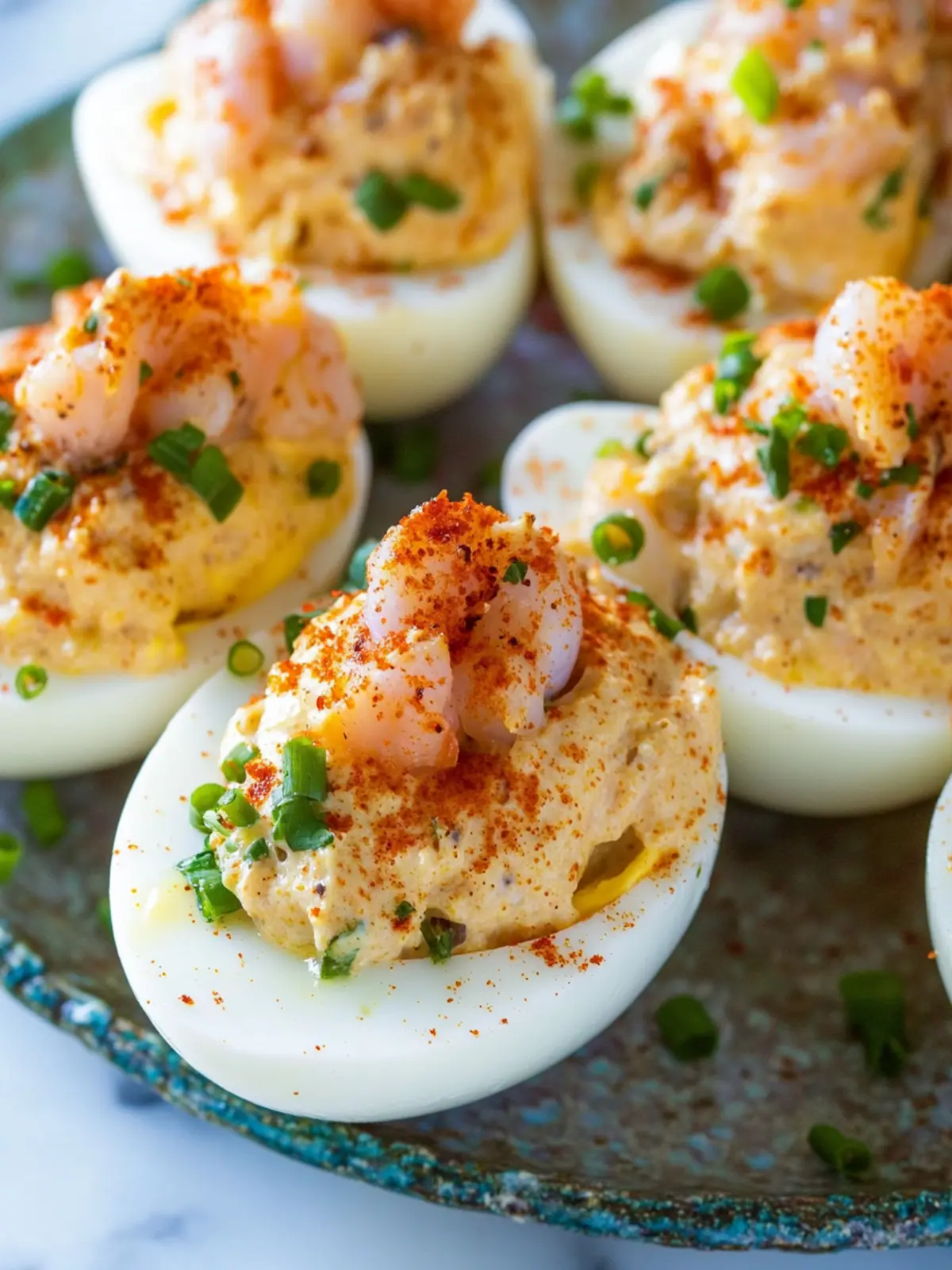 Crawfish Deviled Eggs