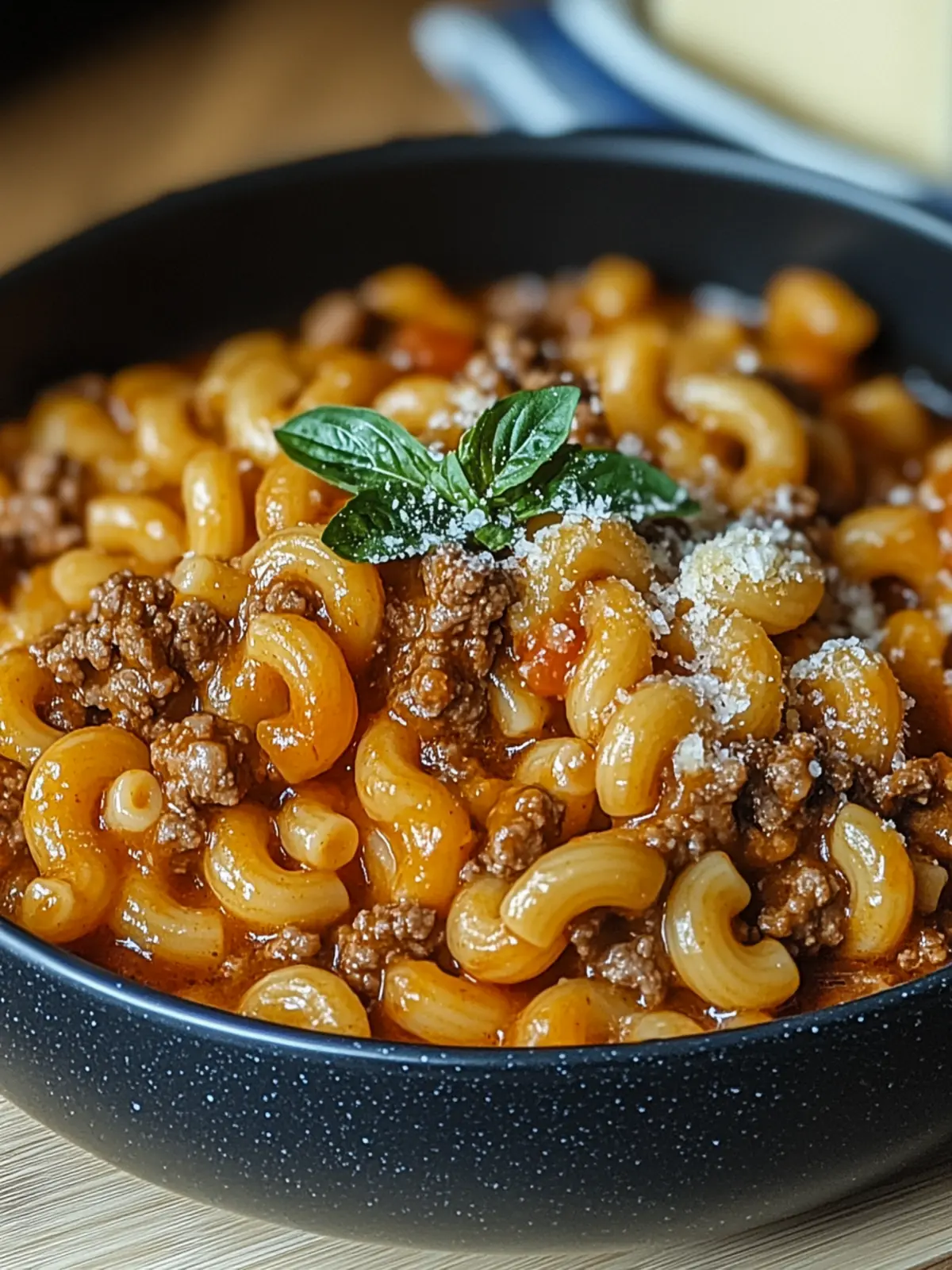 One Pot Beefaroni