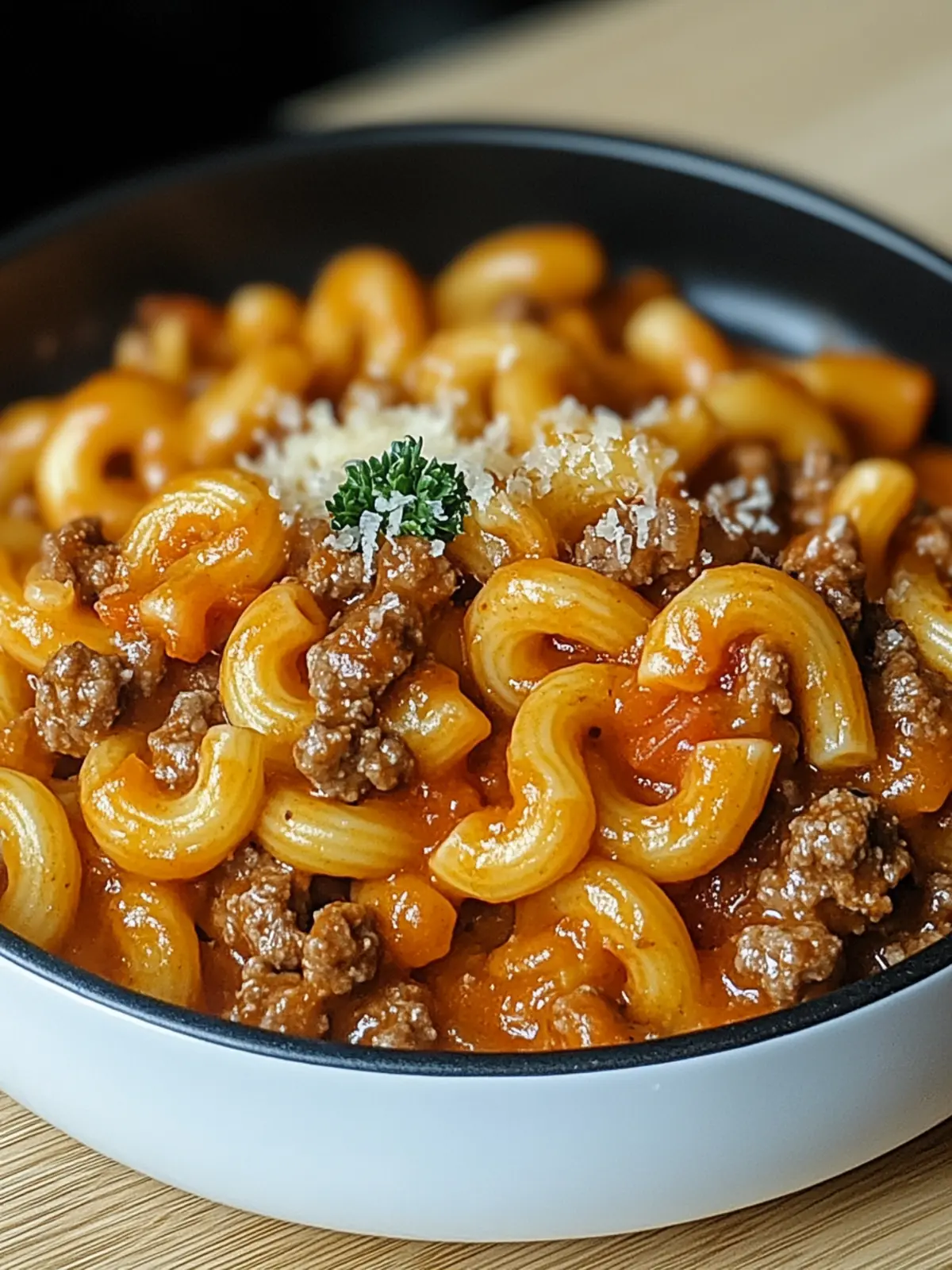 One Pot Beefaroni