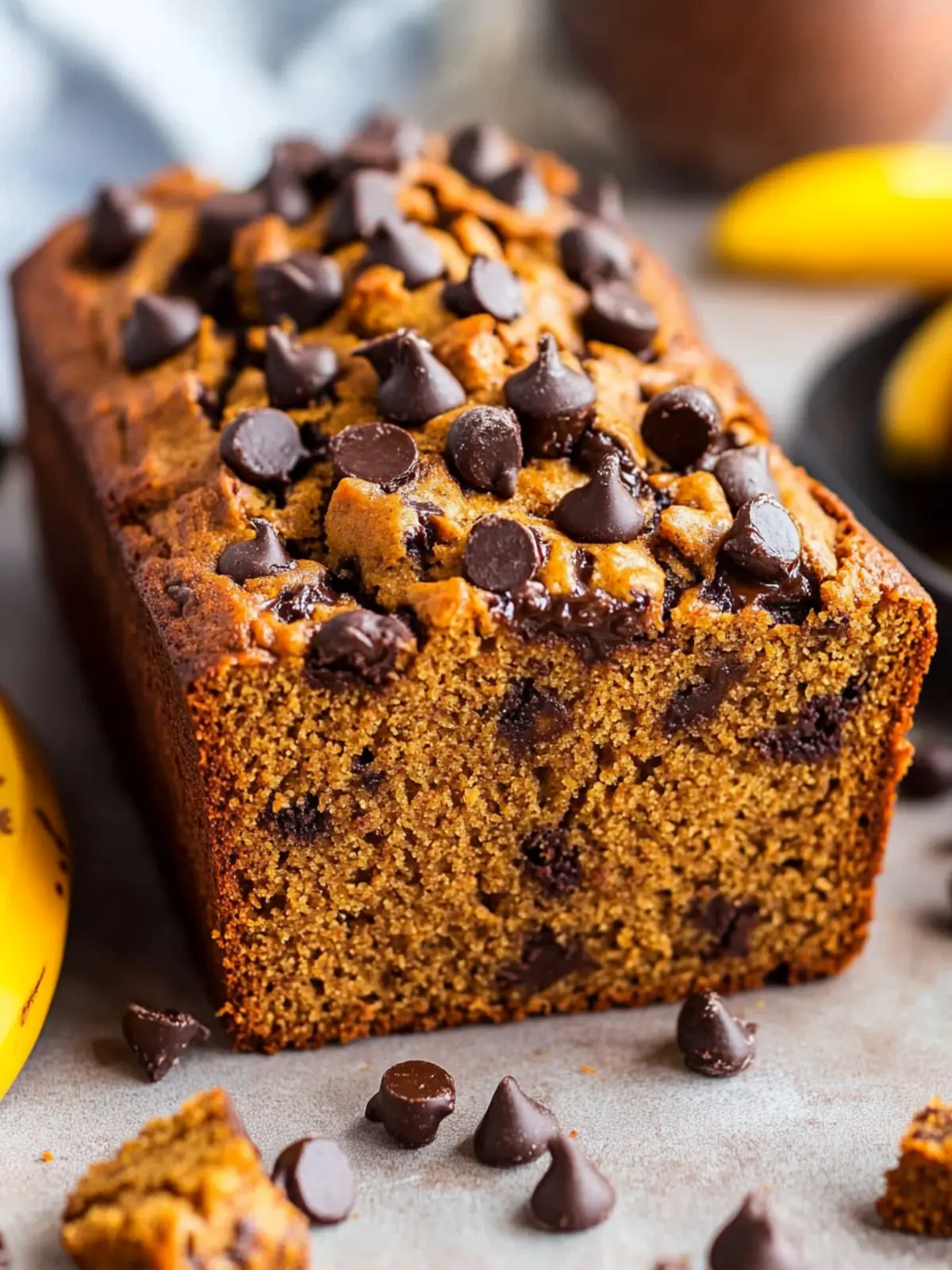 Pumpkin Chip Banana Bread